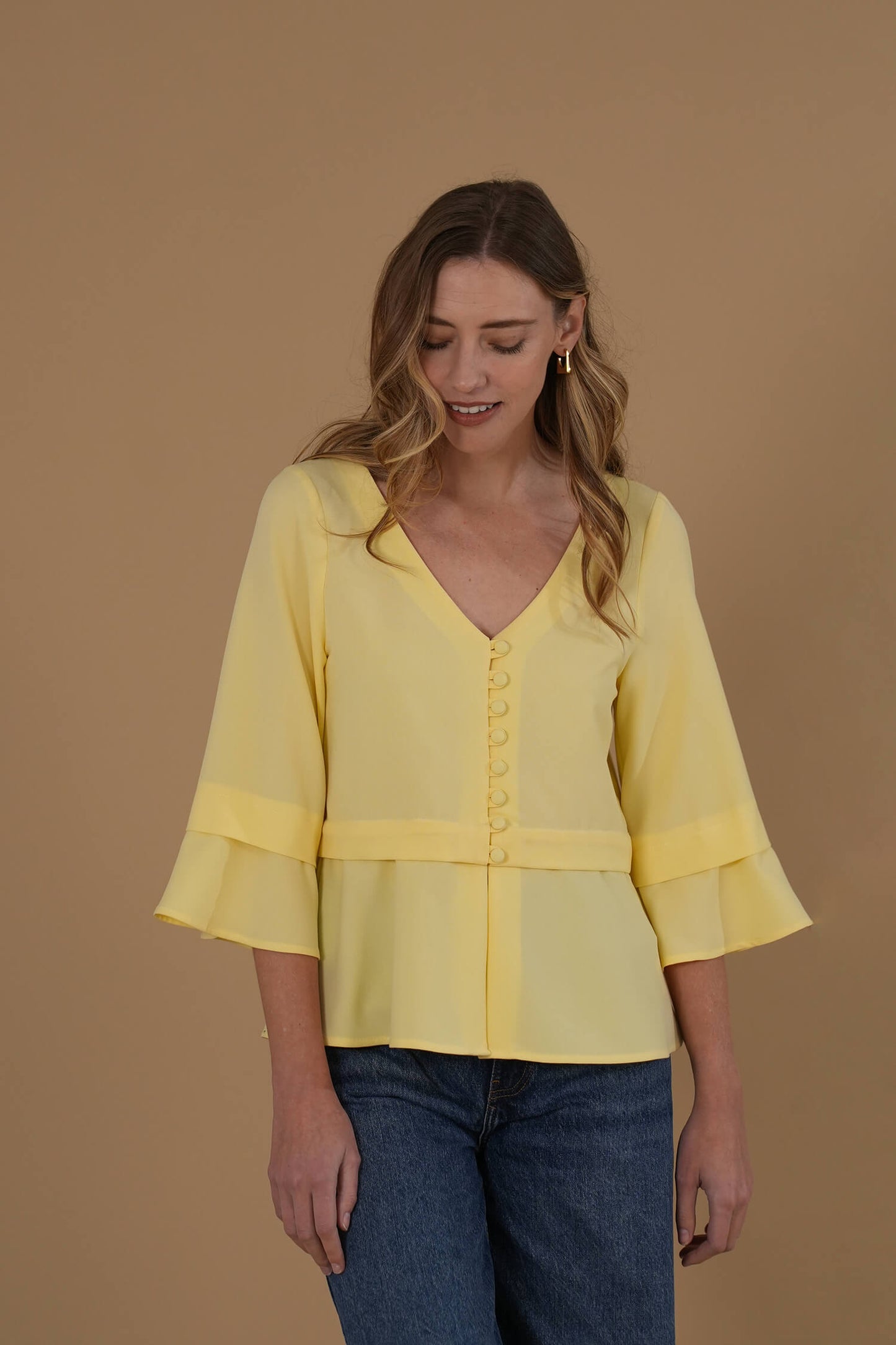The Poppy Blouse #1 Yellow