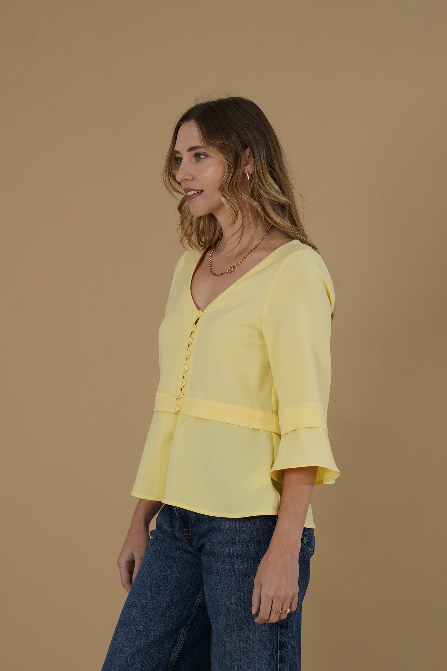 The Poppy Blouse #1 Yellow