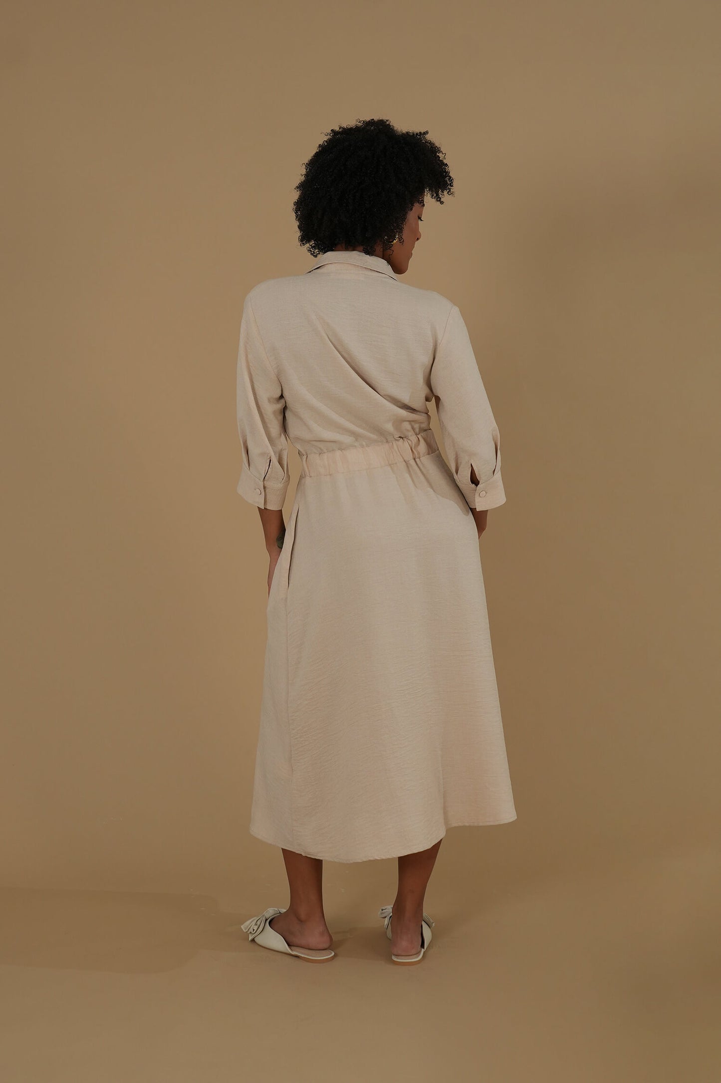 The Lydia Dress #4 Sand