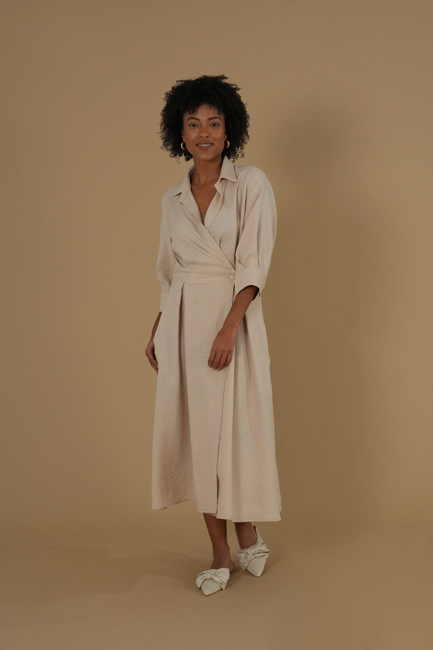 The Lydia Dress #4 Sand