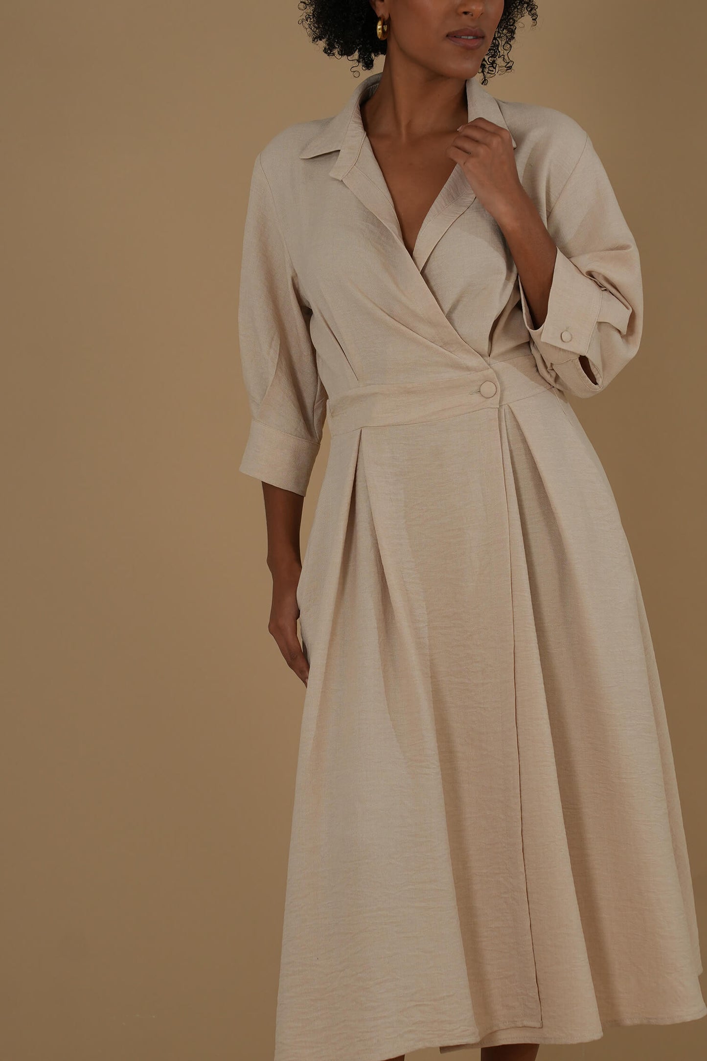 The Lydia Dress #4 Sand