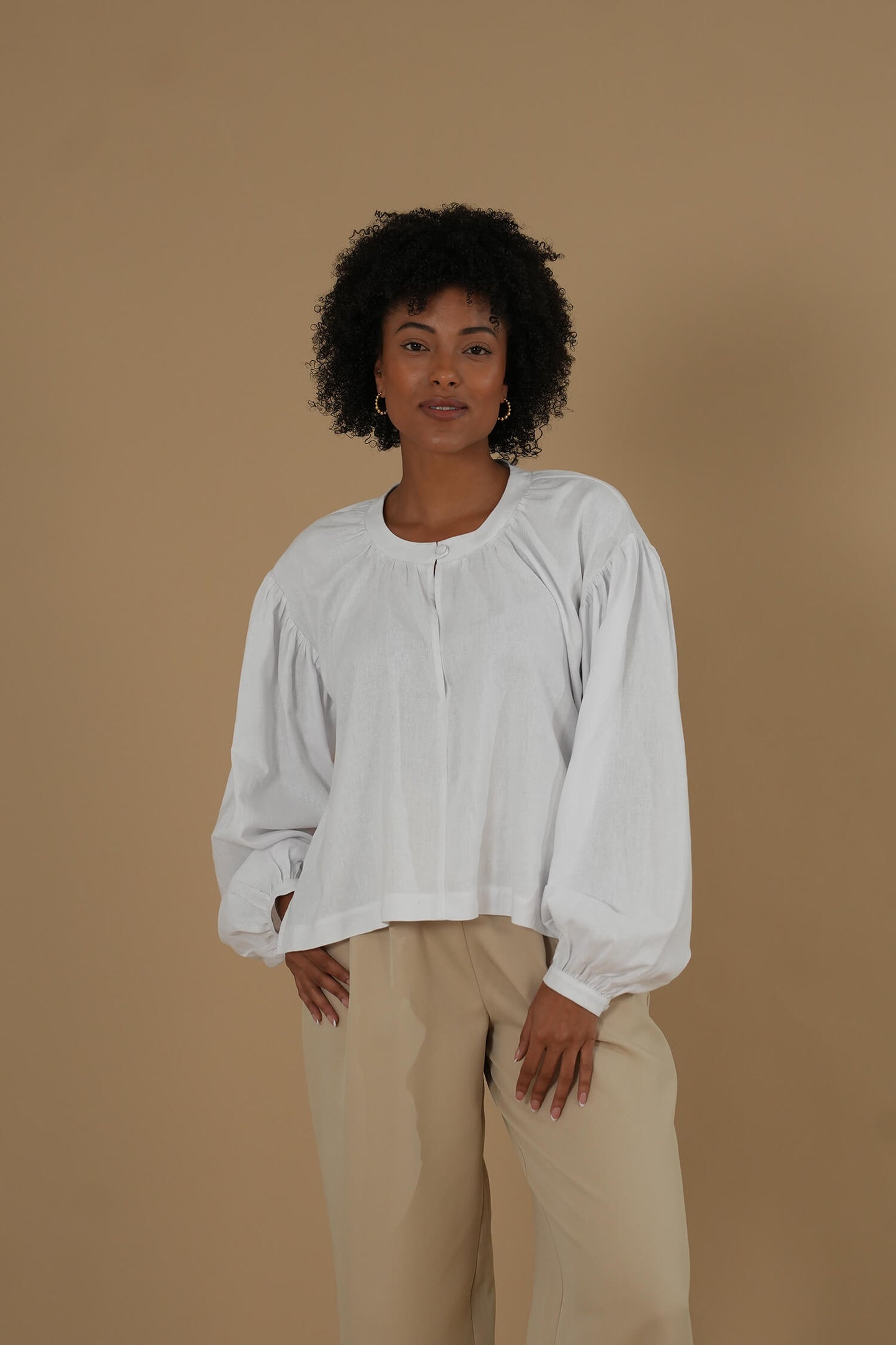 The Belle Blouse #7 White