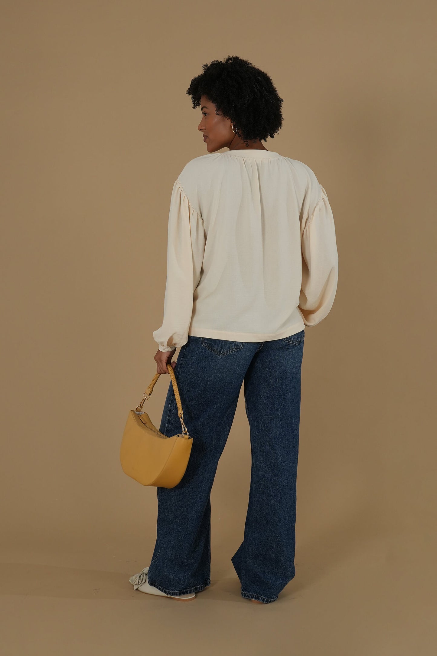 The Belle Blouse #6 Sand