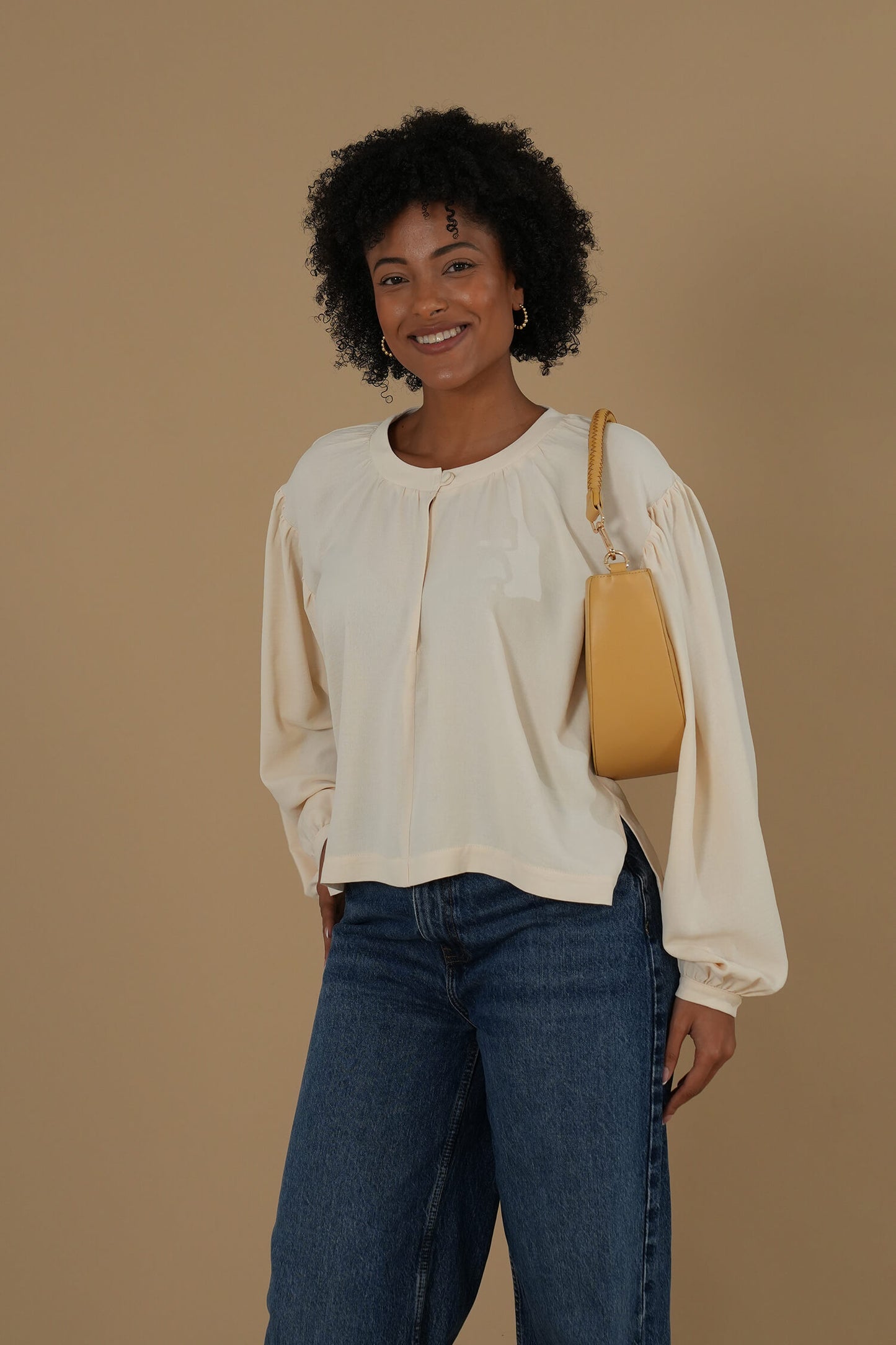 The Belle Blouse #6 Sand