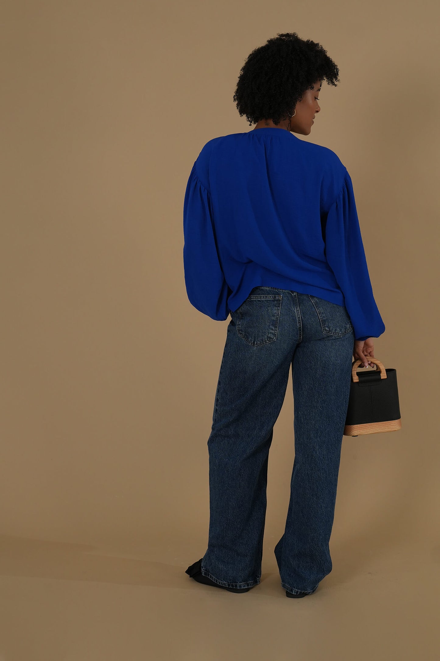 The Belle Blouse #2  Royal Blue