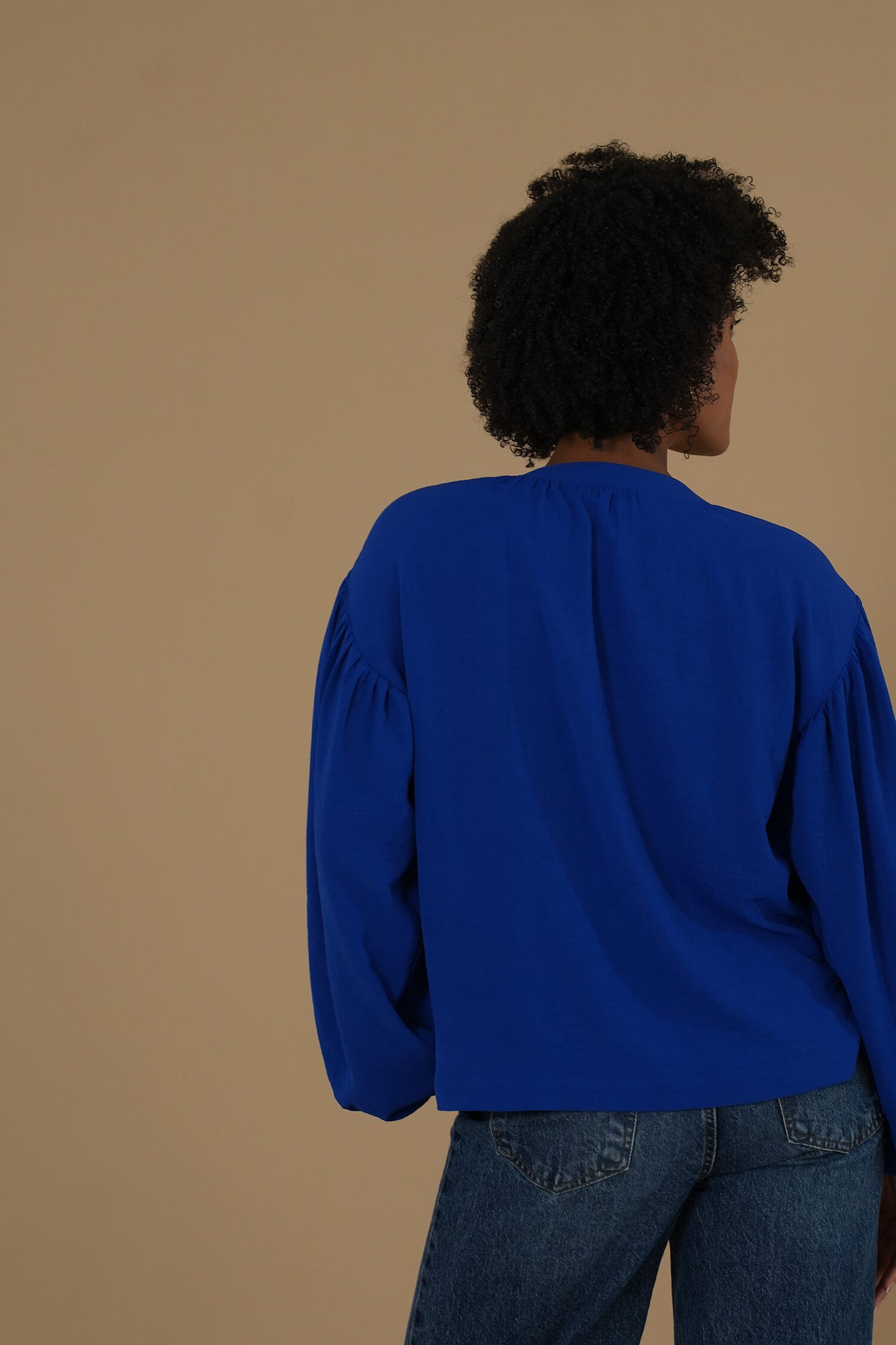 The Belle Blouse #2  Royal Blue