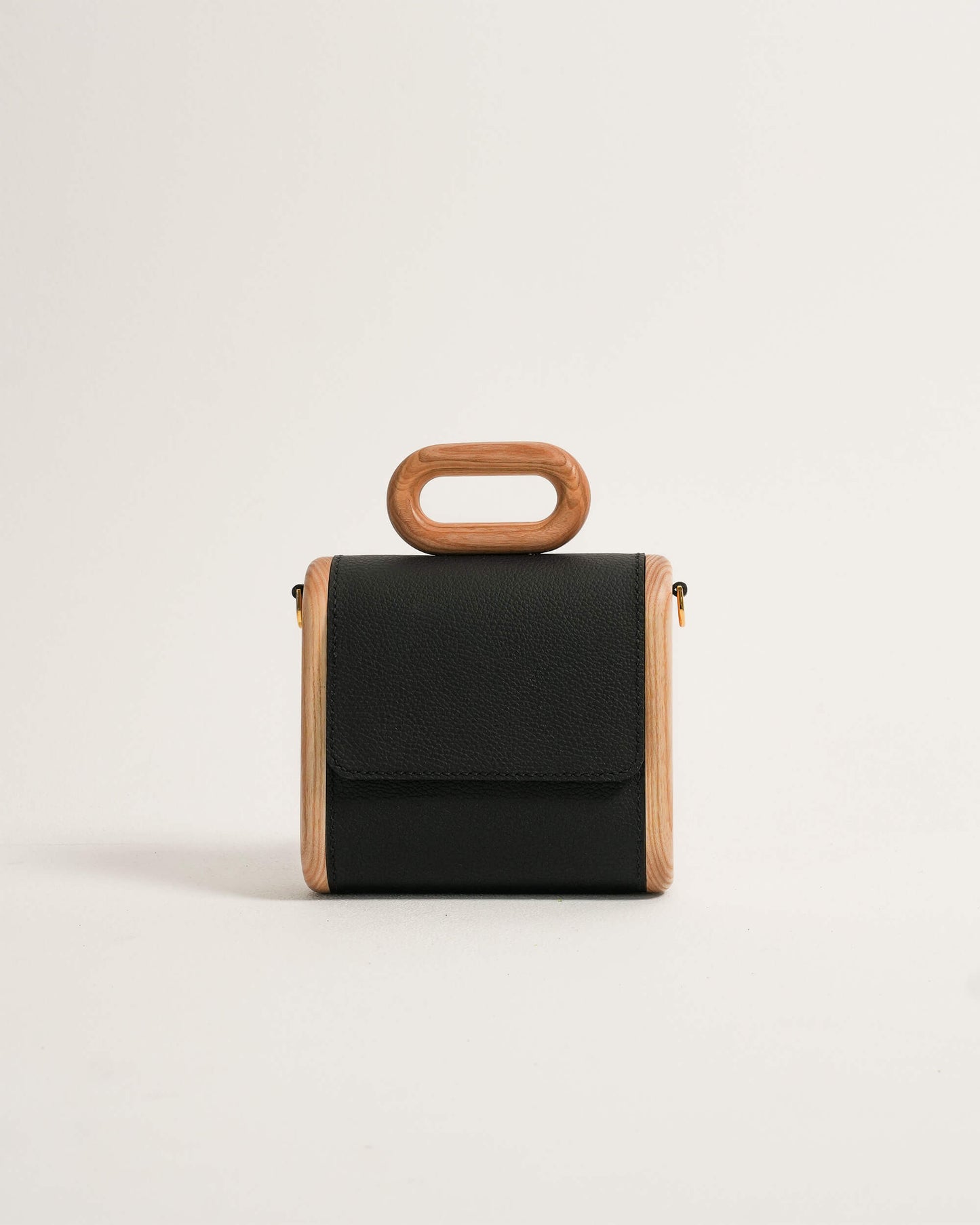 The Capsule Wooden Bag - Black