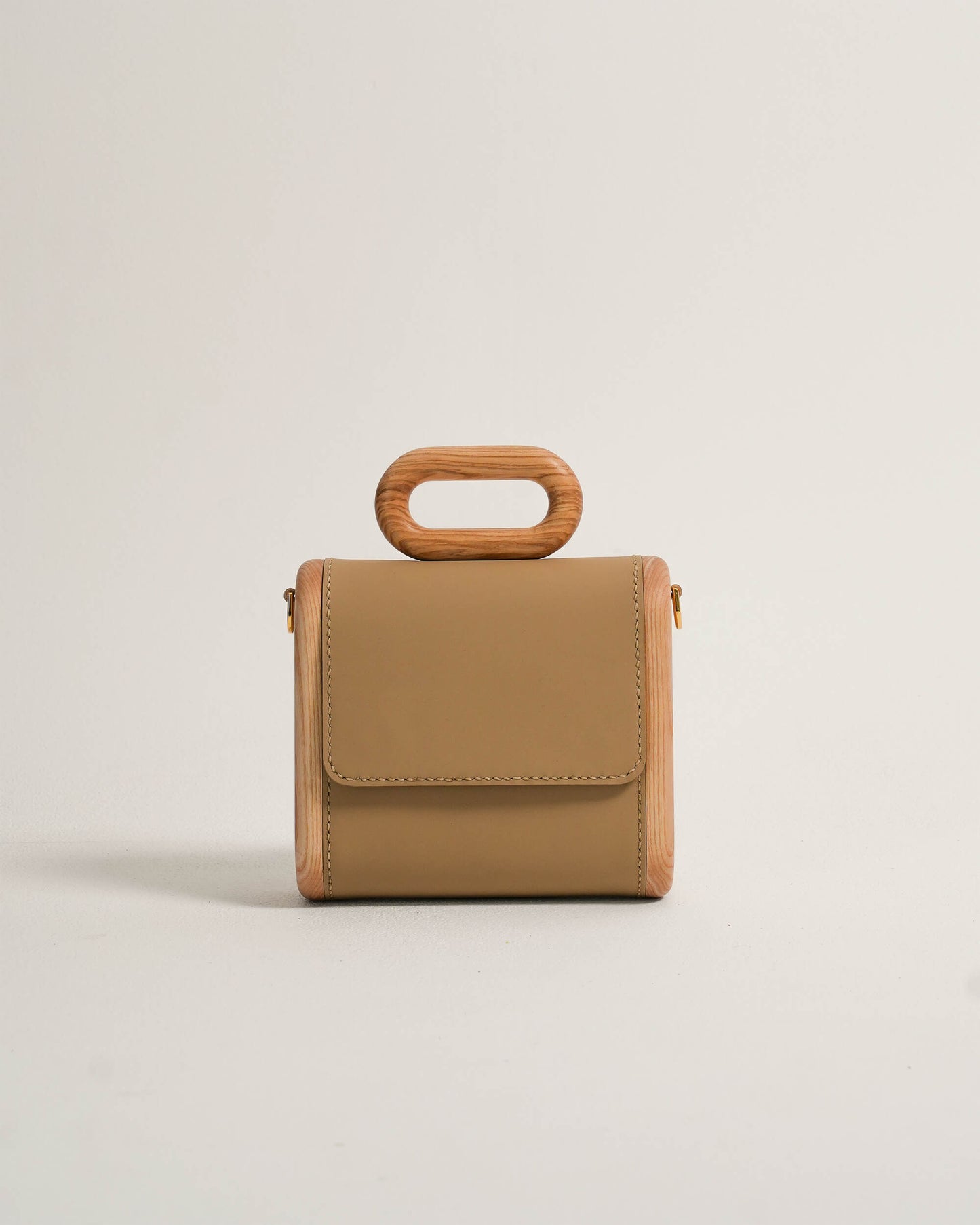The Capsule Wooden Bag - Sand