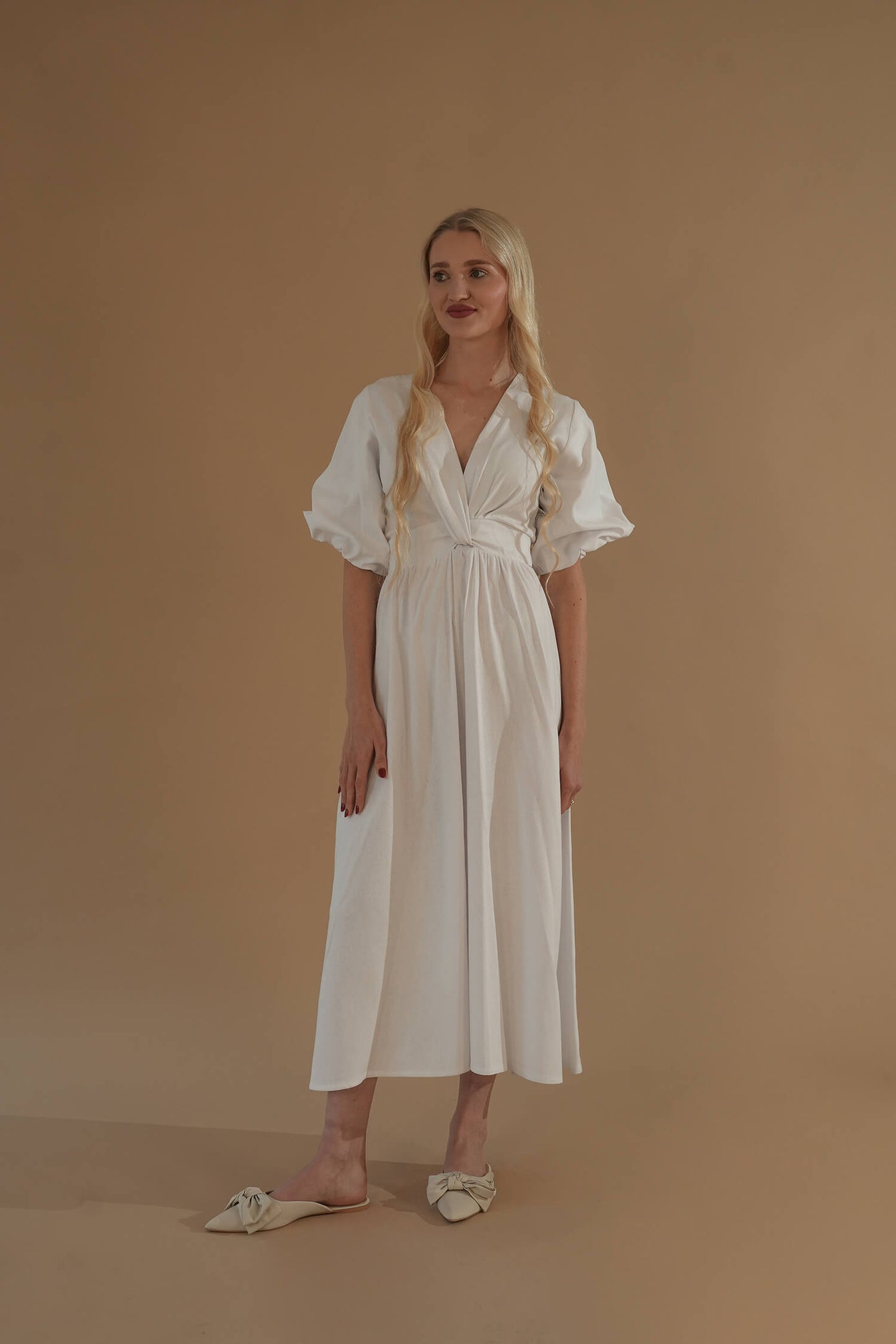 The Tulip Dress #6 White