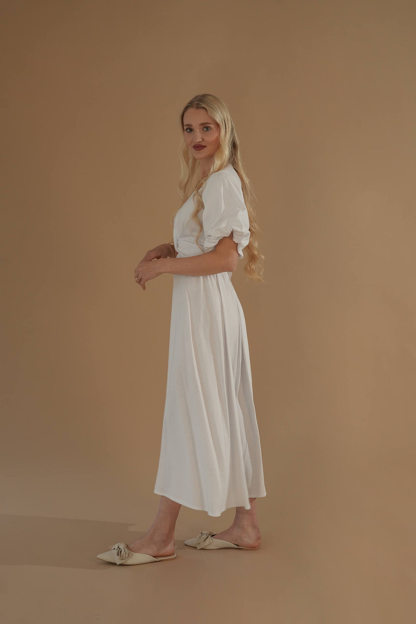 The Tulip Dress #6 White