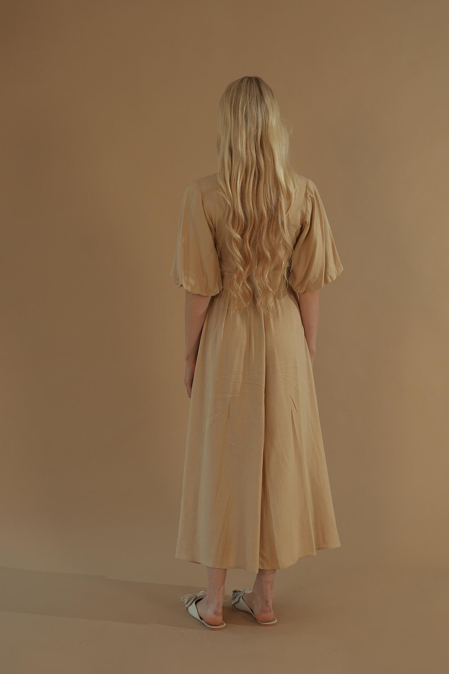 The Tulip Dress #8 Sand