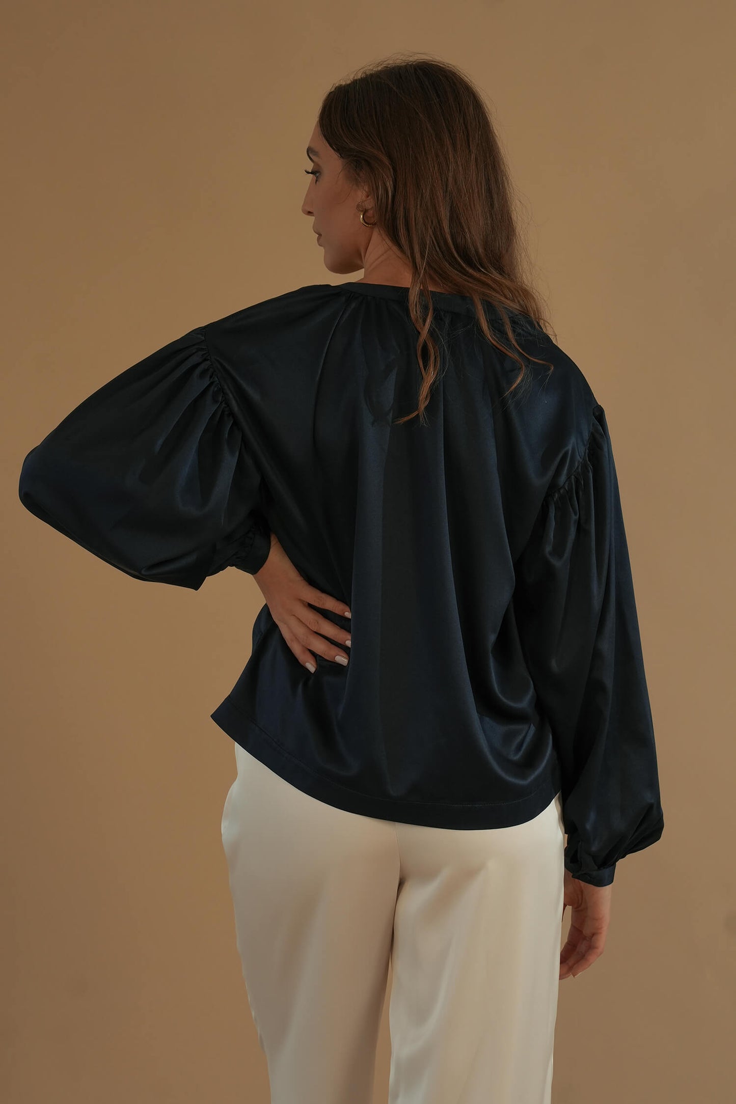 The Belle Blouse #4 Navy Blue