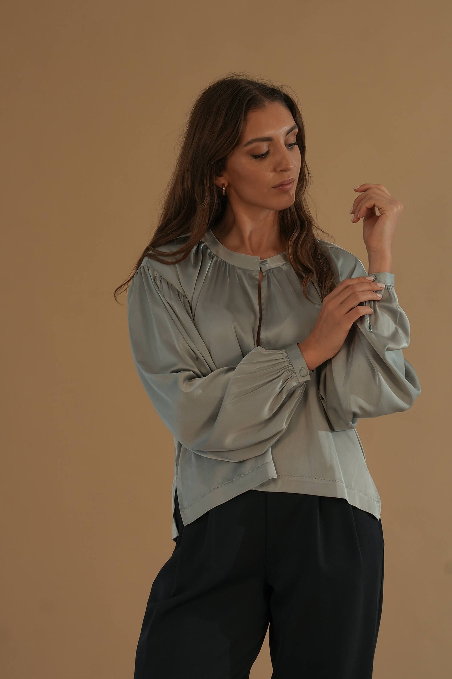 The Belle Blouse #5 Grey