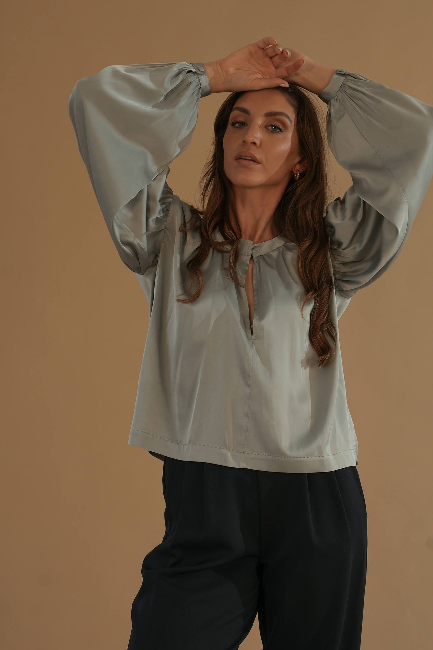 The Belle Blouse #5 Grey