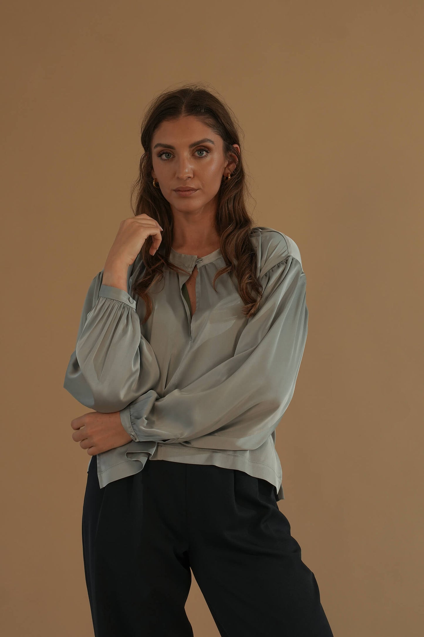 The Belle Blouse #5 Grey