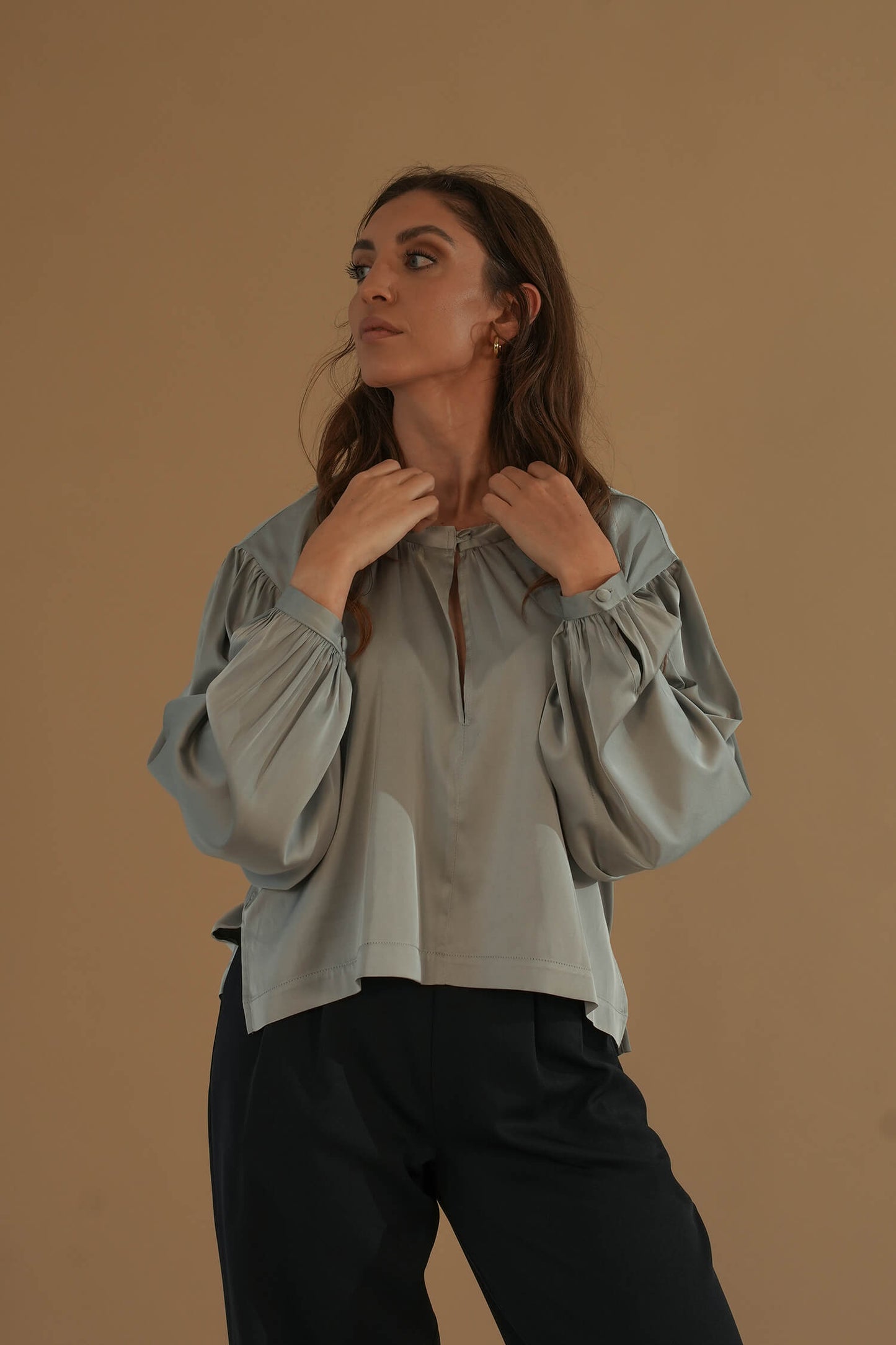 The Belle Blouse #5 Grey