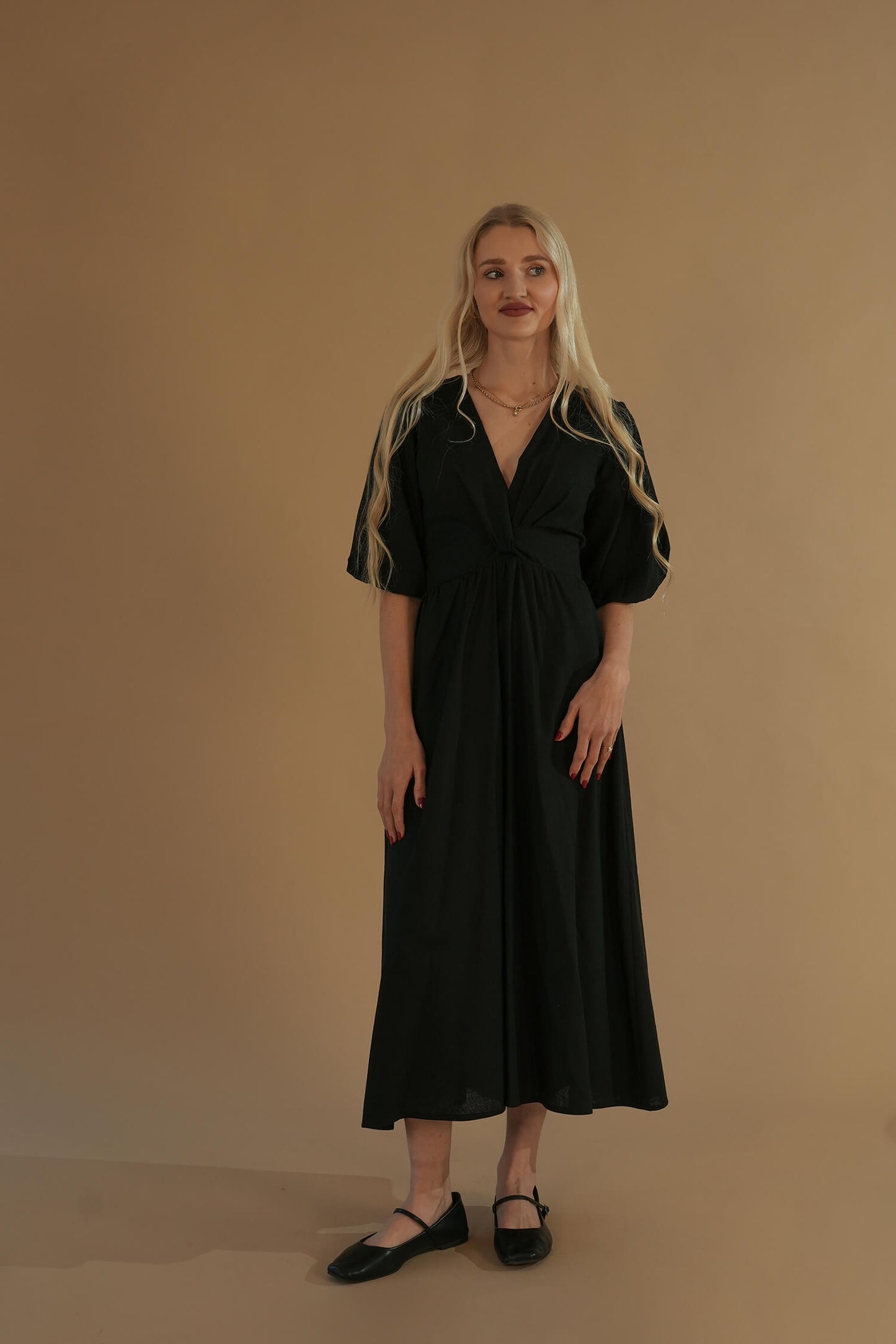 The Tulip Dress #7 Black