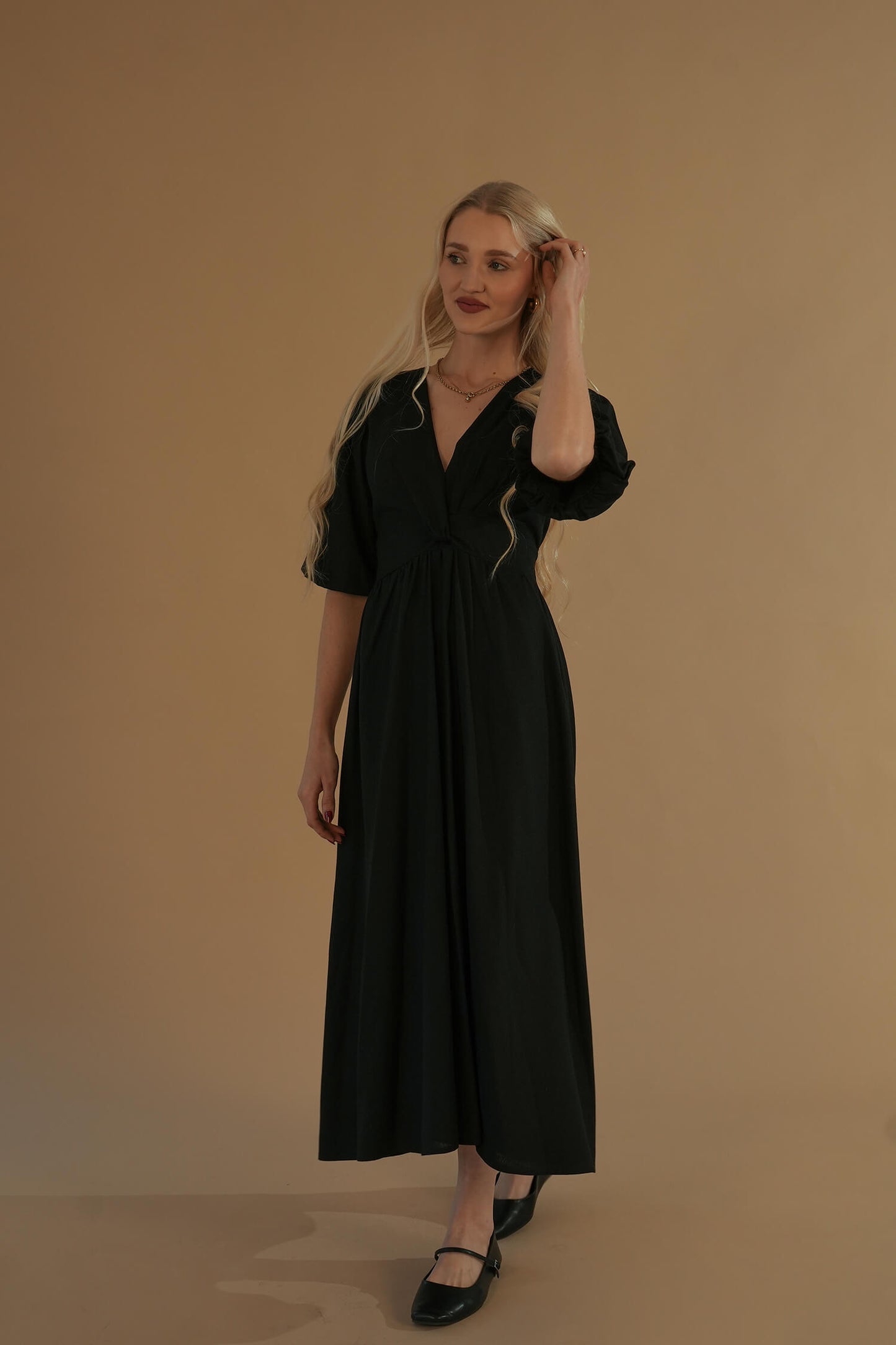 The Tulip Dress #7 Black