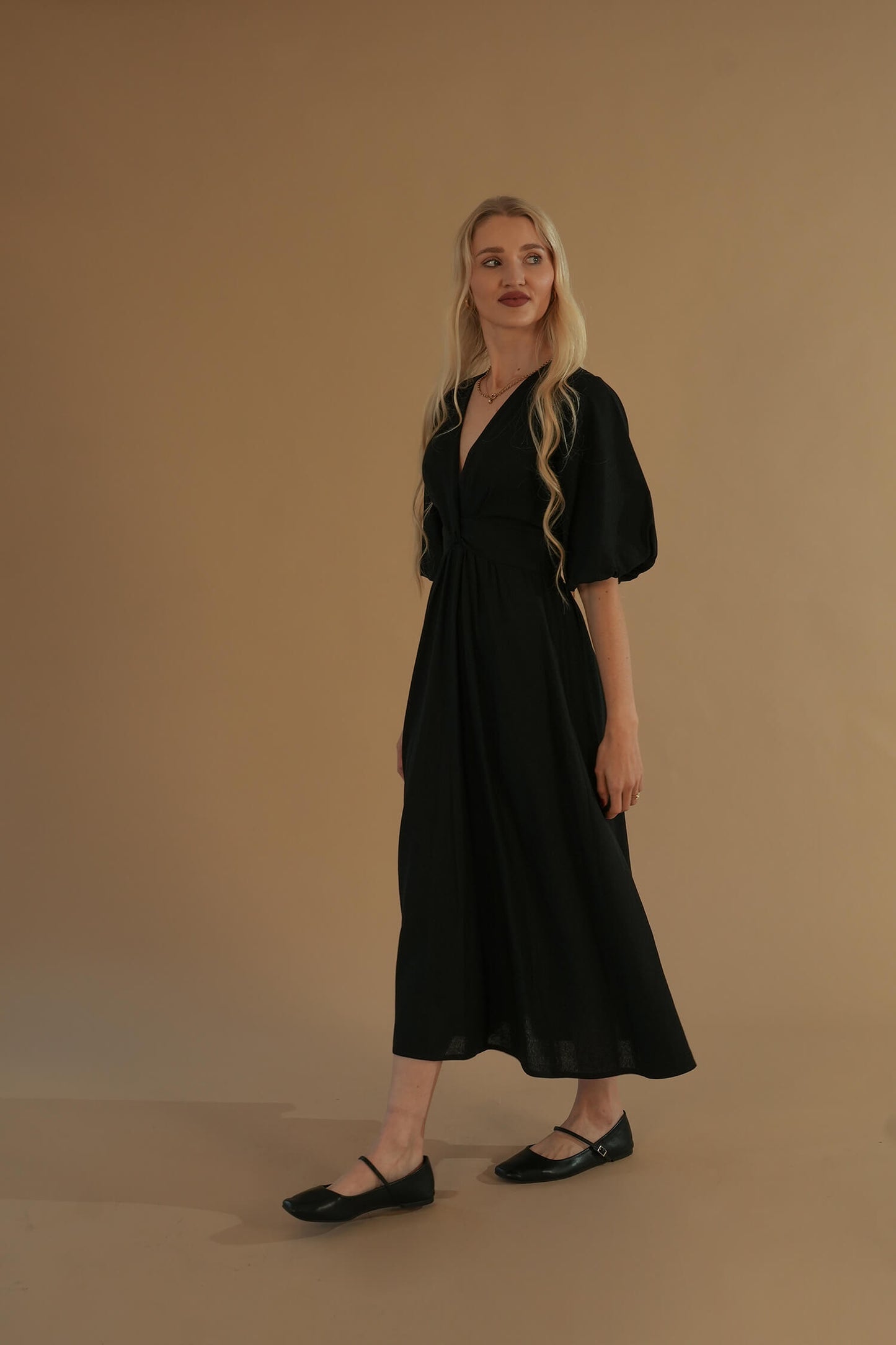 The Tulip Dress #7 Black