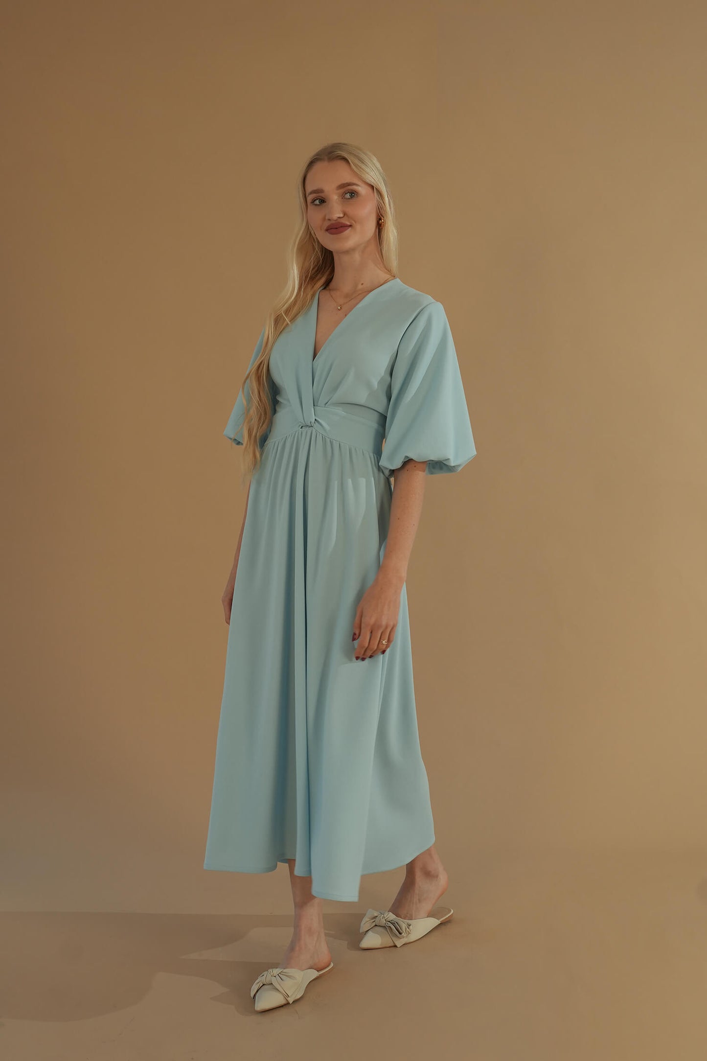The Tulip Dress #4 Cloudy Blue