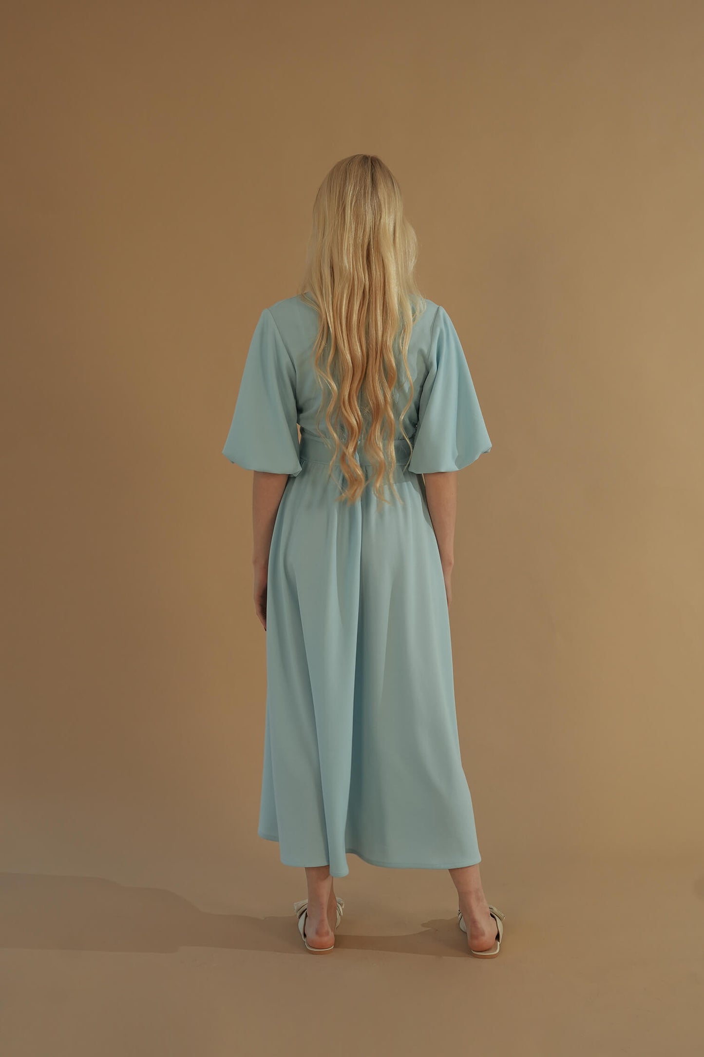 The Tulip Dress #4 Cloudy Blue