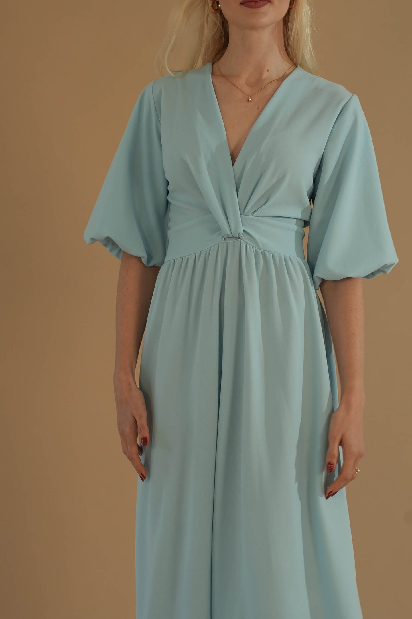 The Tulip Dress #4 Cloudy Blue