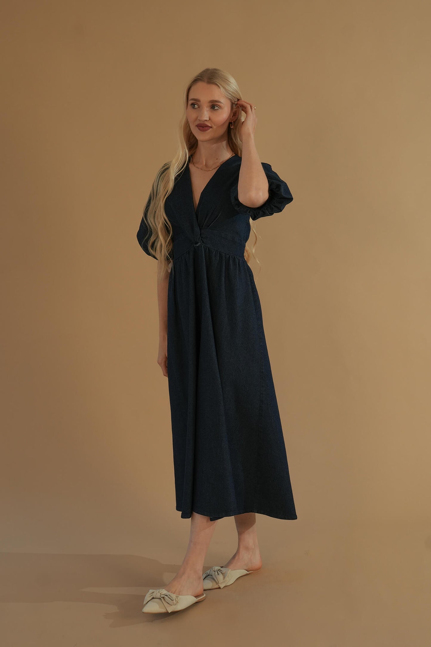 The Tulip Dress #3 Denim