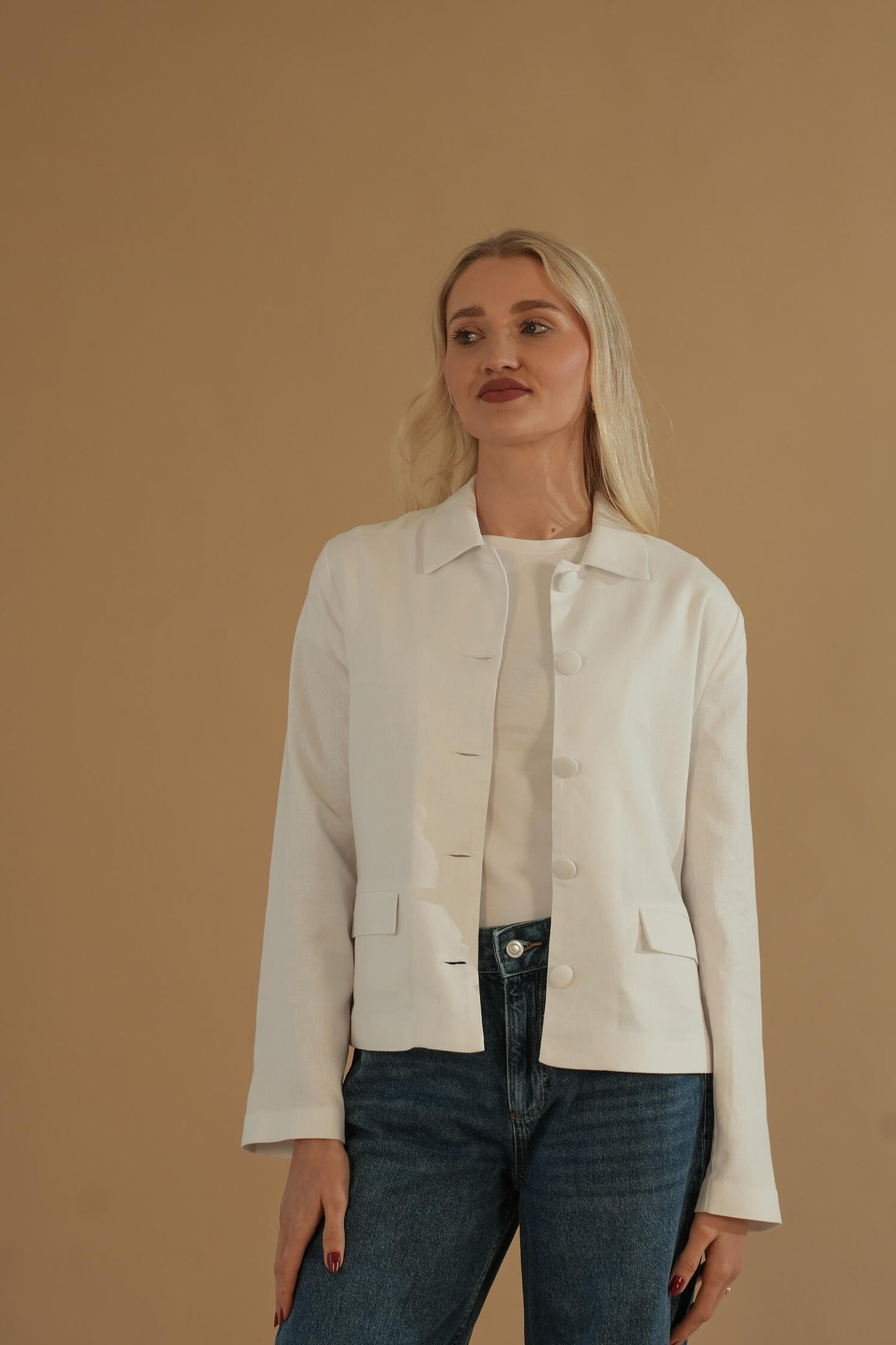 The Masch Blazer #3 White