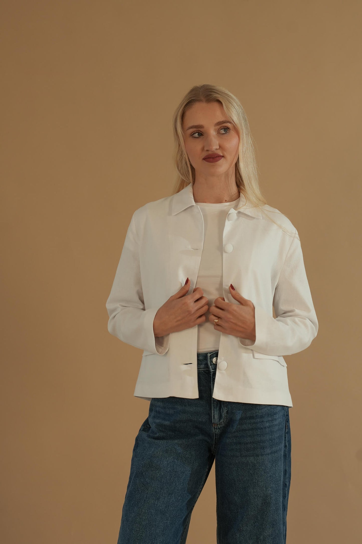The Masch Blazer #3 White