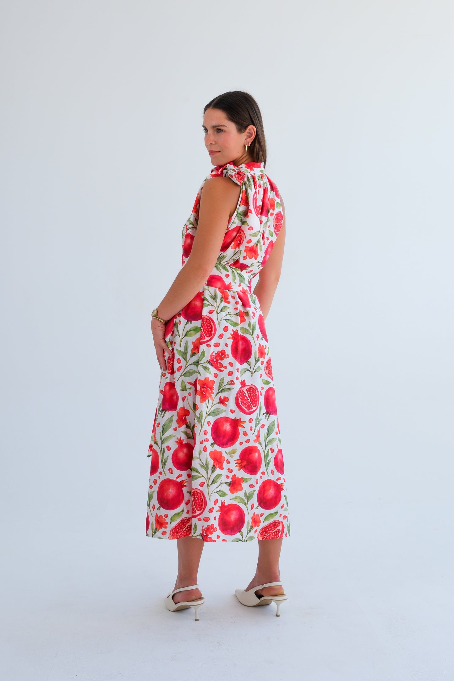 The Becca Dress- Pomegranate