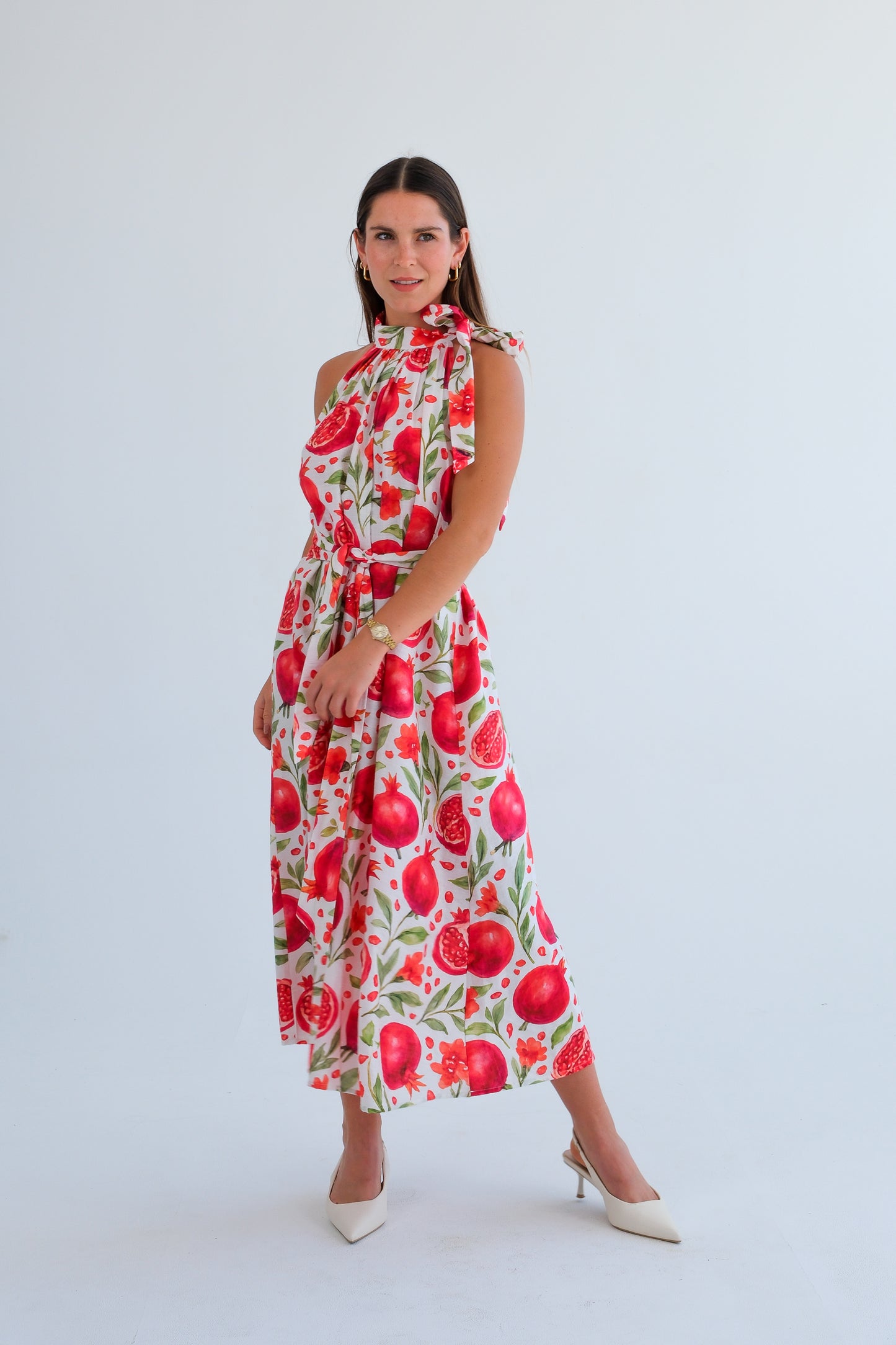 The Becca Dress- Pomegranate