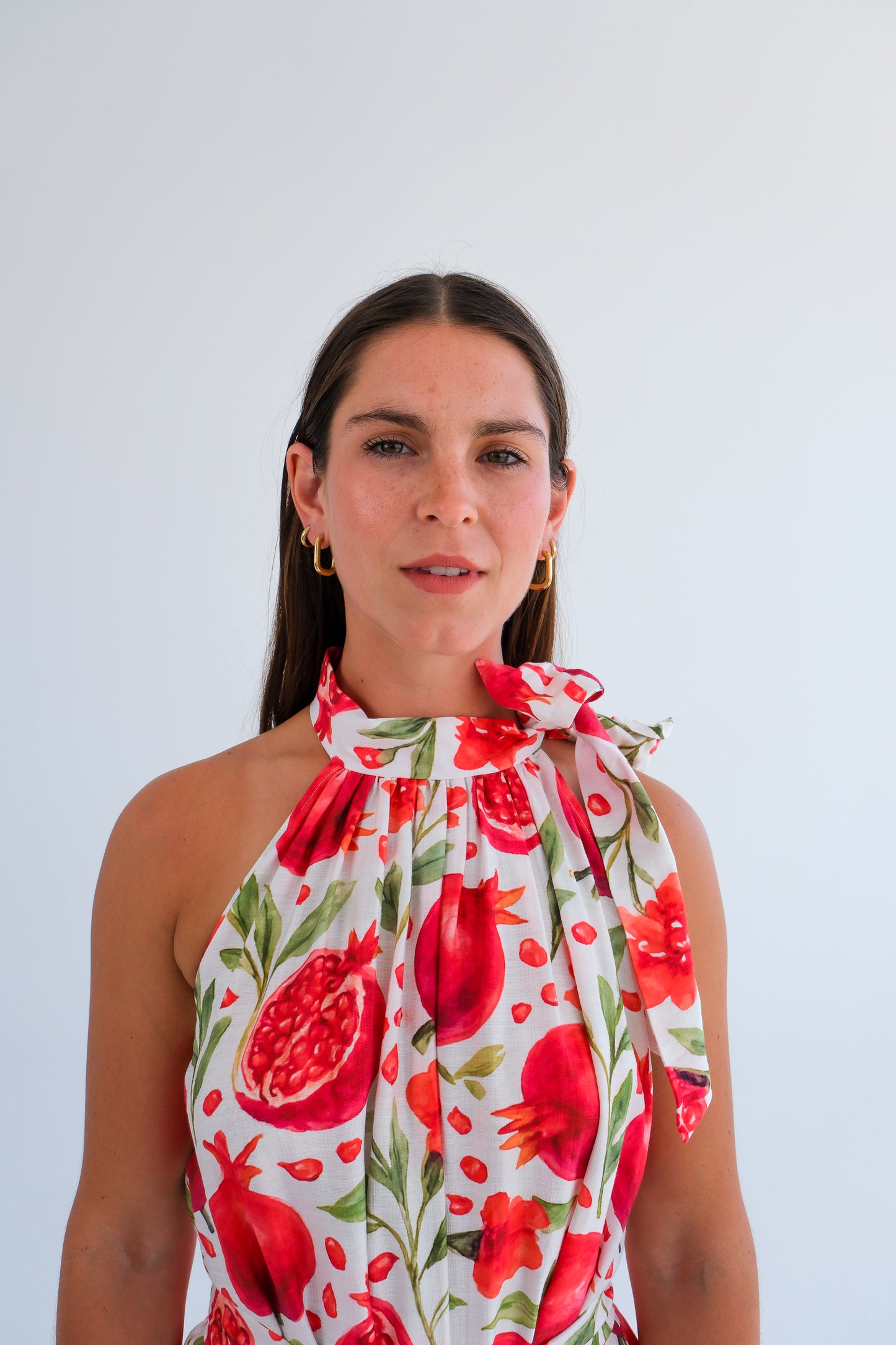 The Becca Dress- Pomegranate