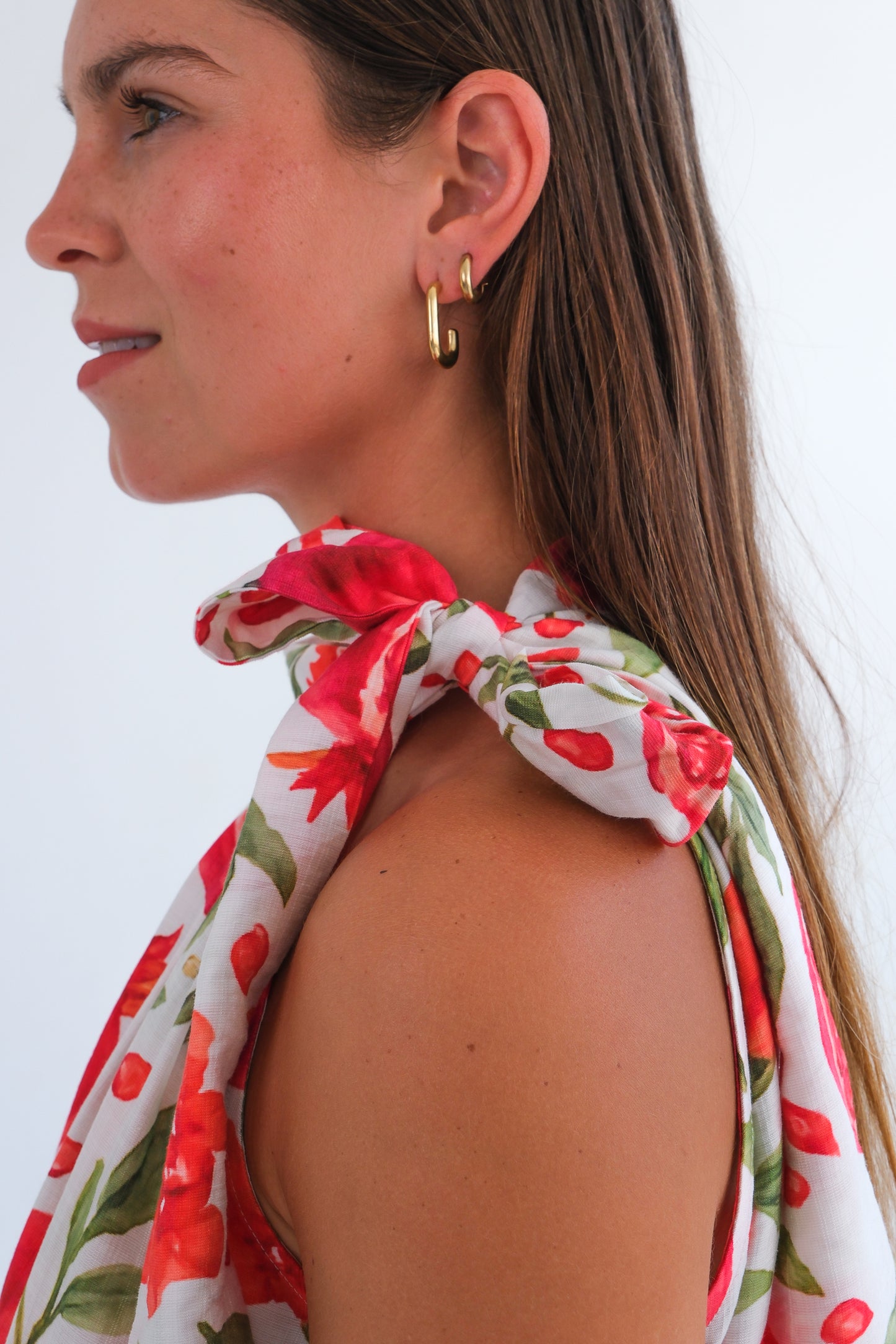 The Becca Dress- Pomegranate