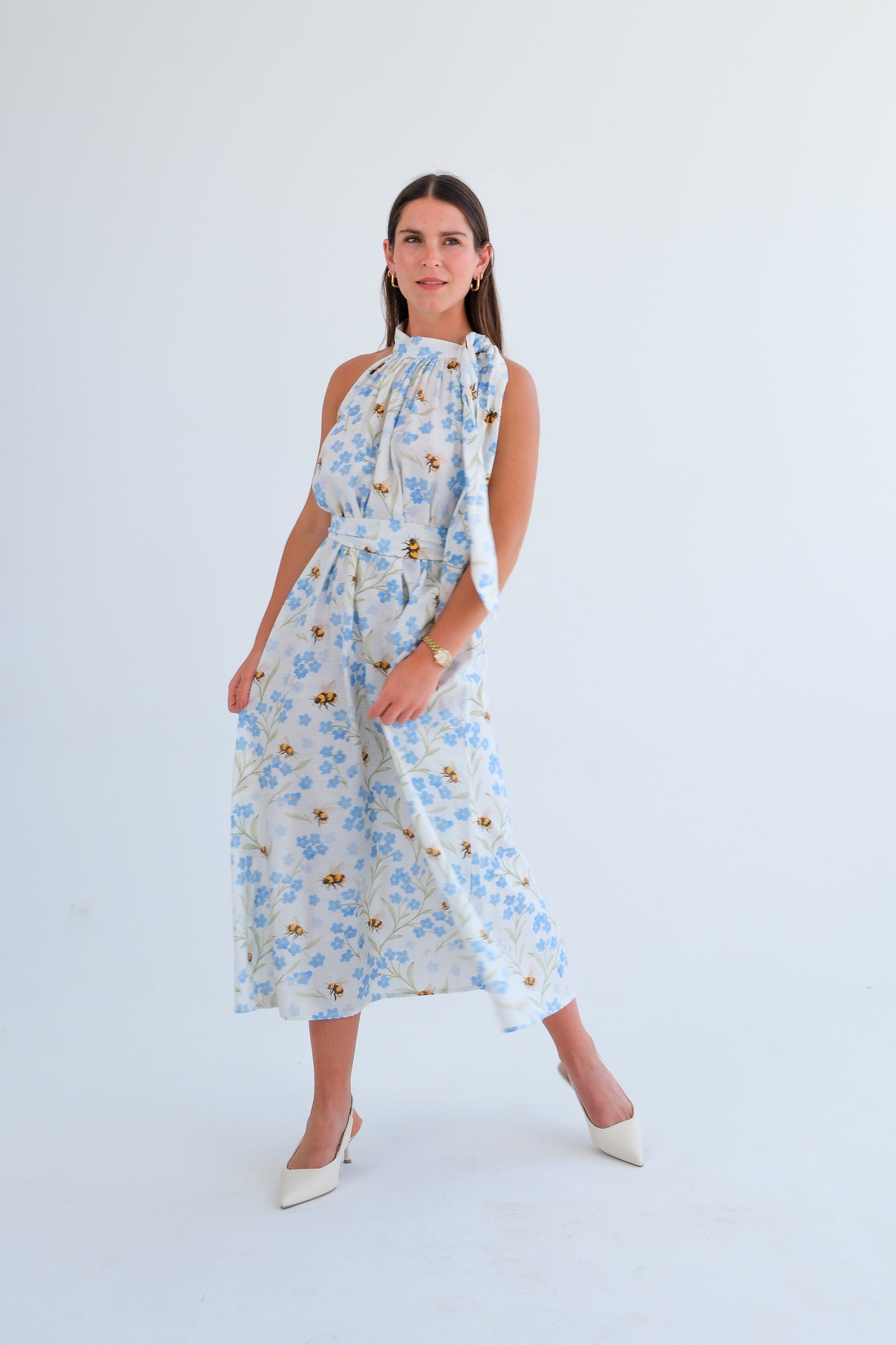 The Becca Dress- Bee & Blue Floral