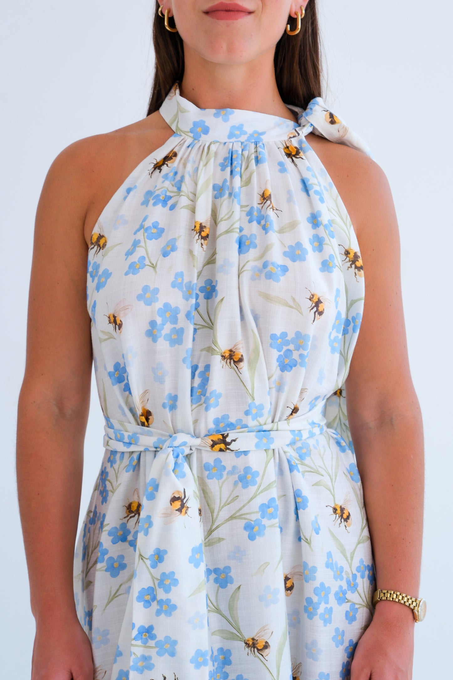 The Becca Dress- Bee & Blue Floral