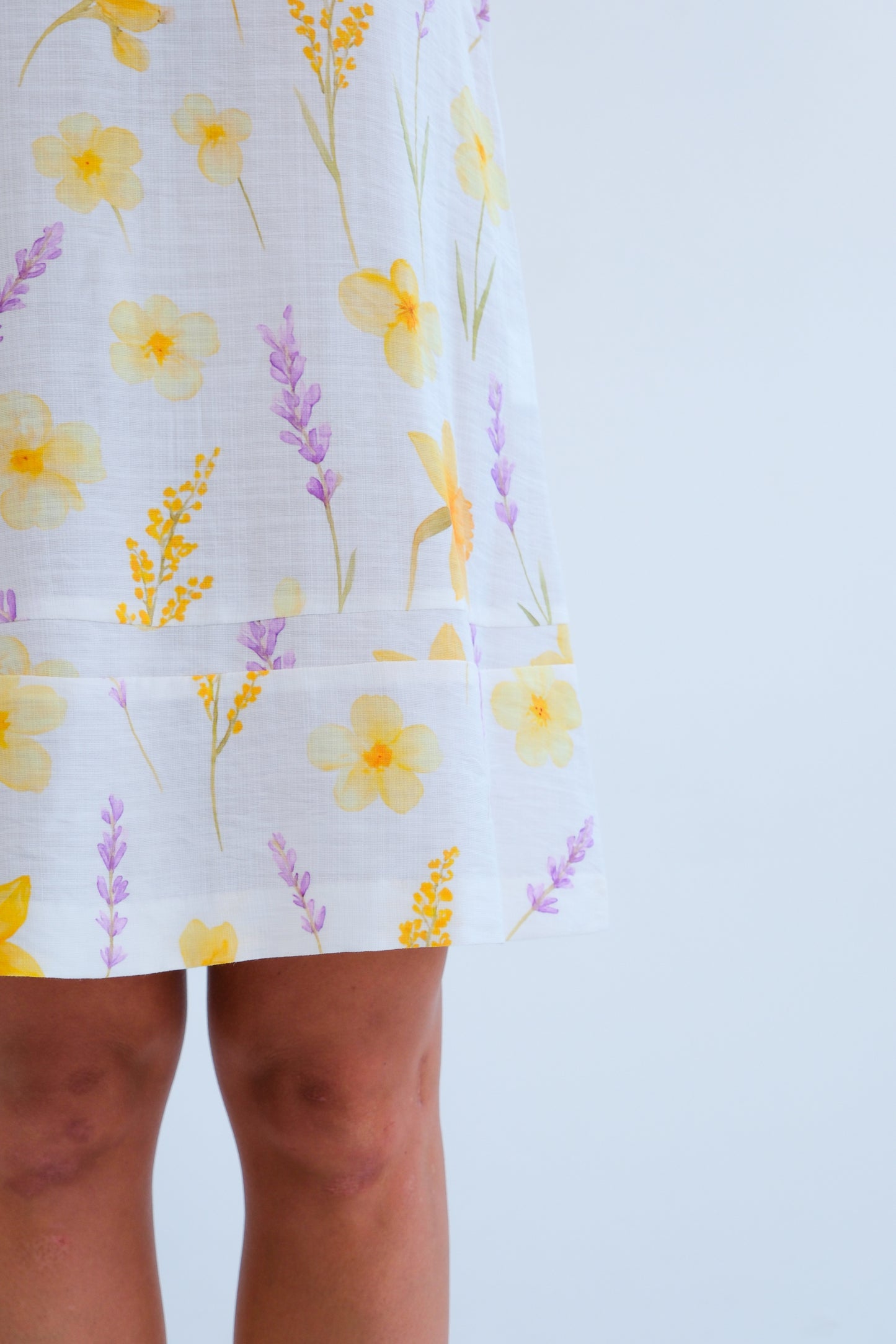The Margo Dress- Daffodil Print