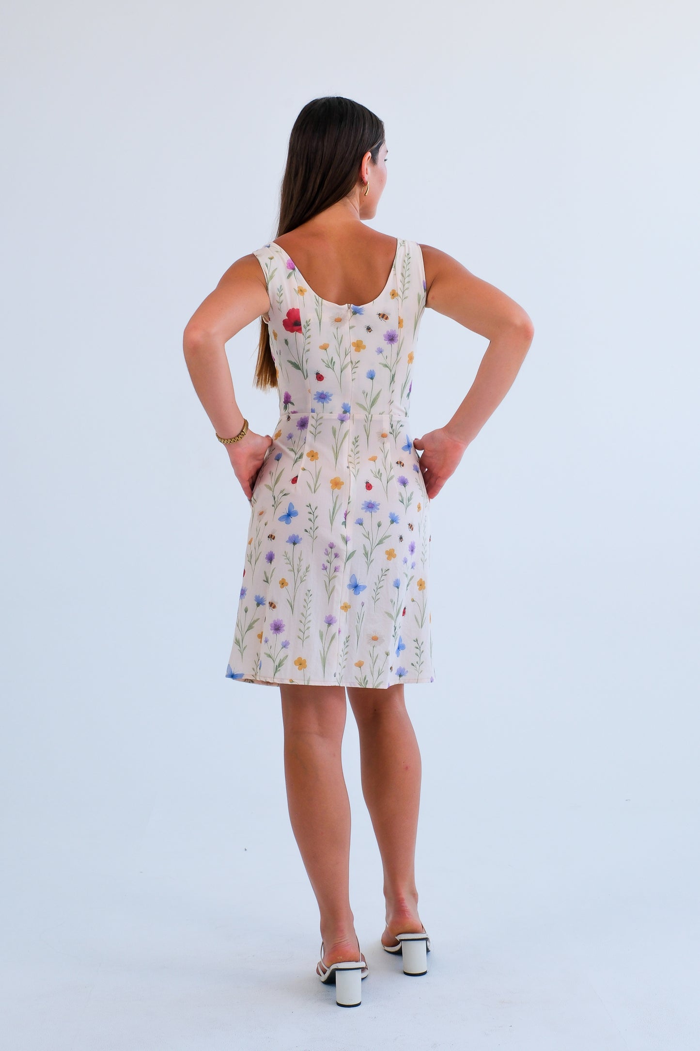 The Blaire Dress- Wild Flower Print