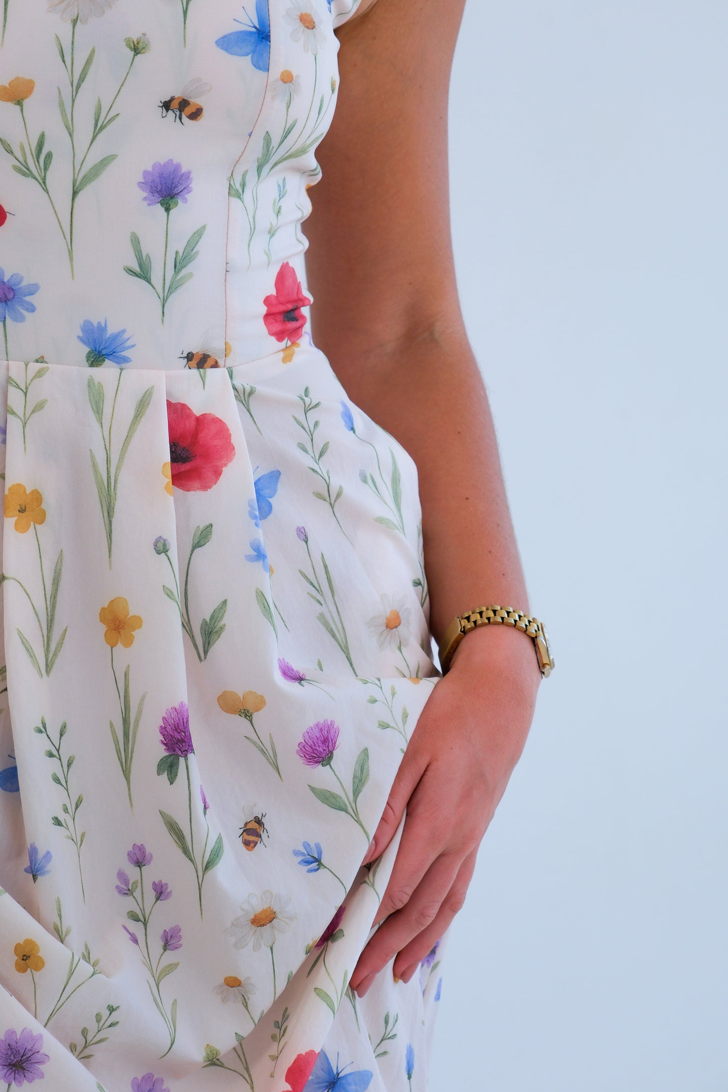 The Blaire Dress- Wild Flower Print