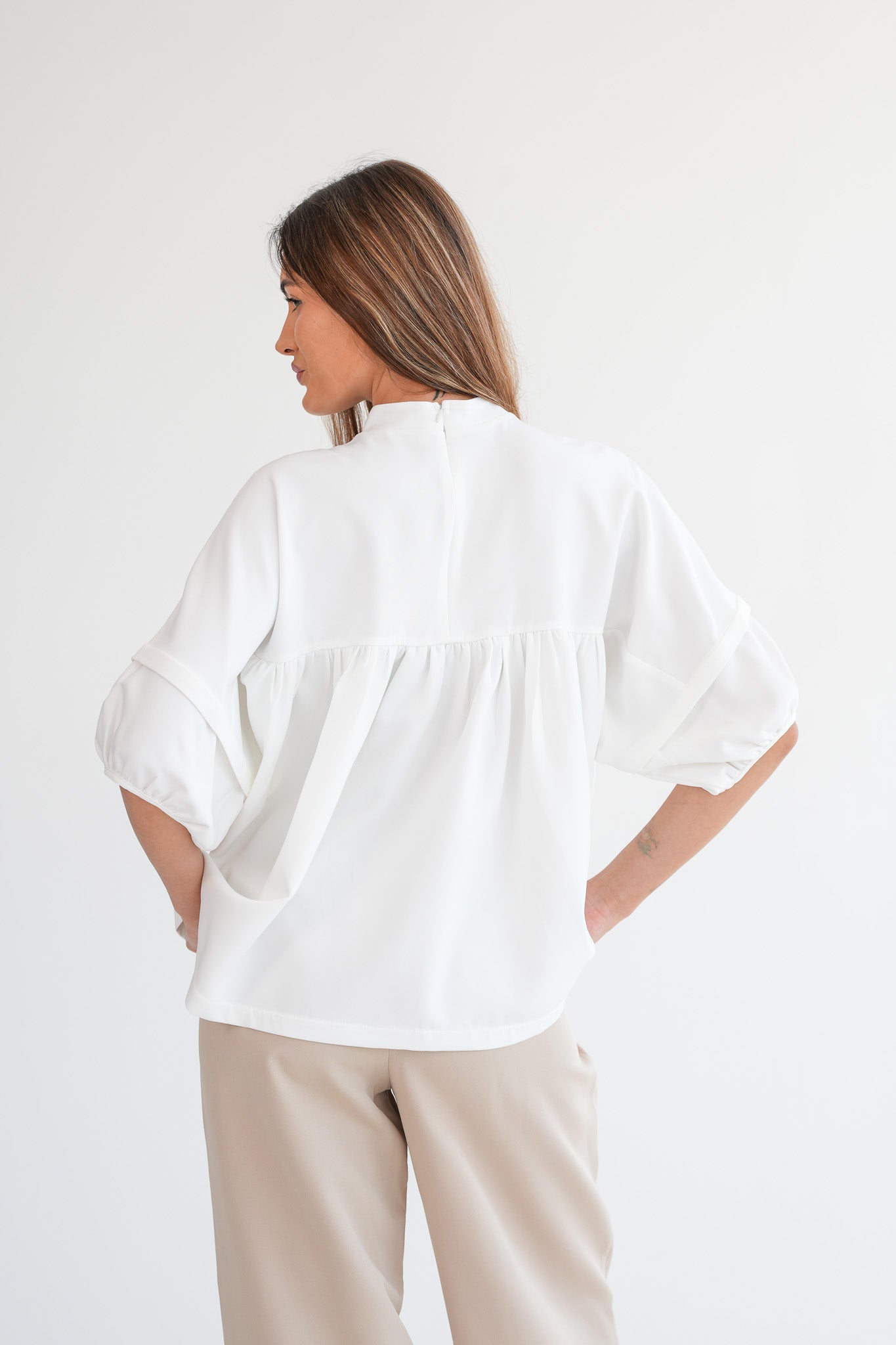 The Emma Blouse - White