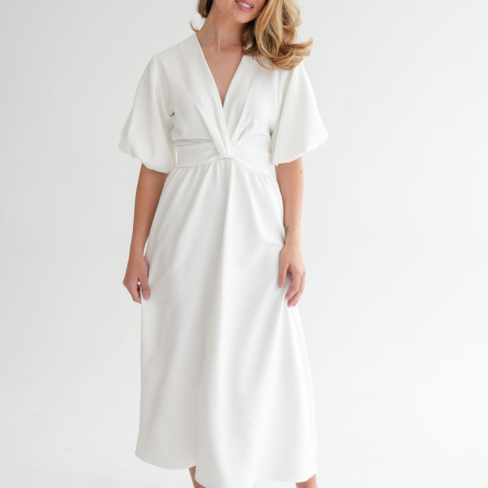 
                      
                        The Tulip Dress - Off-White
                      
                    