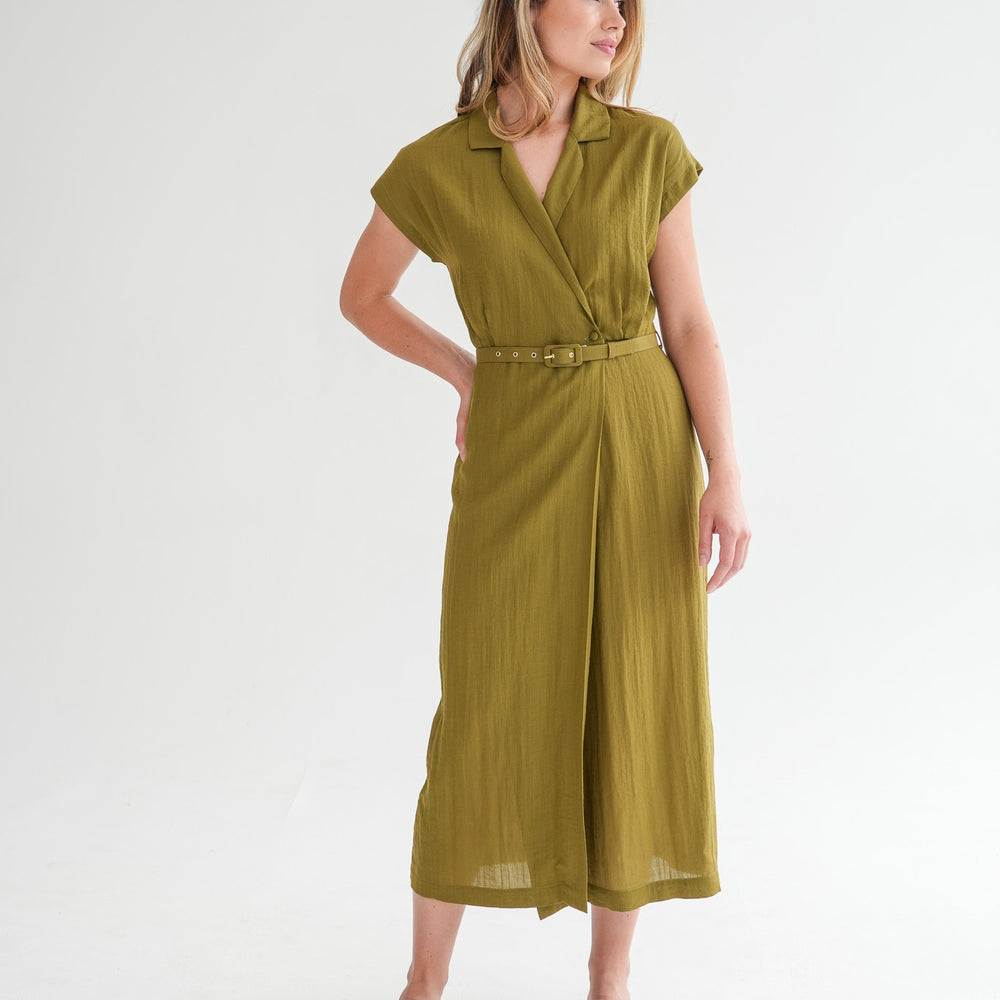 
                      
                        The Cara Maxi Dress - Olive Green
                      
                    