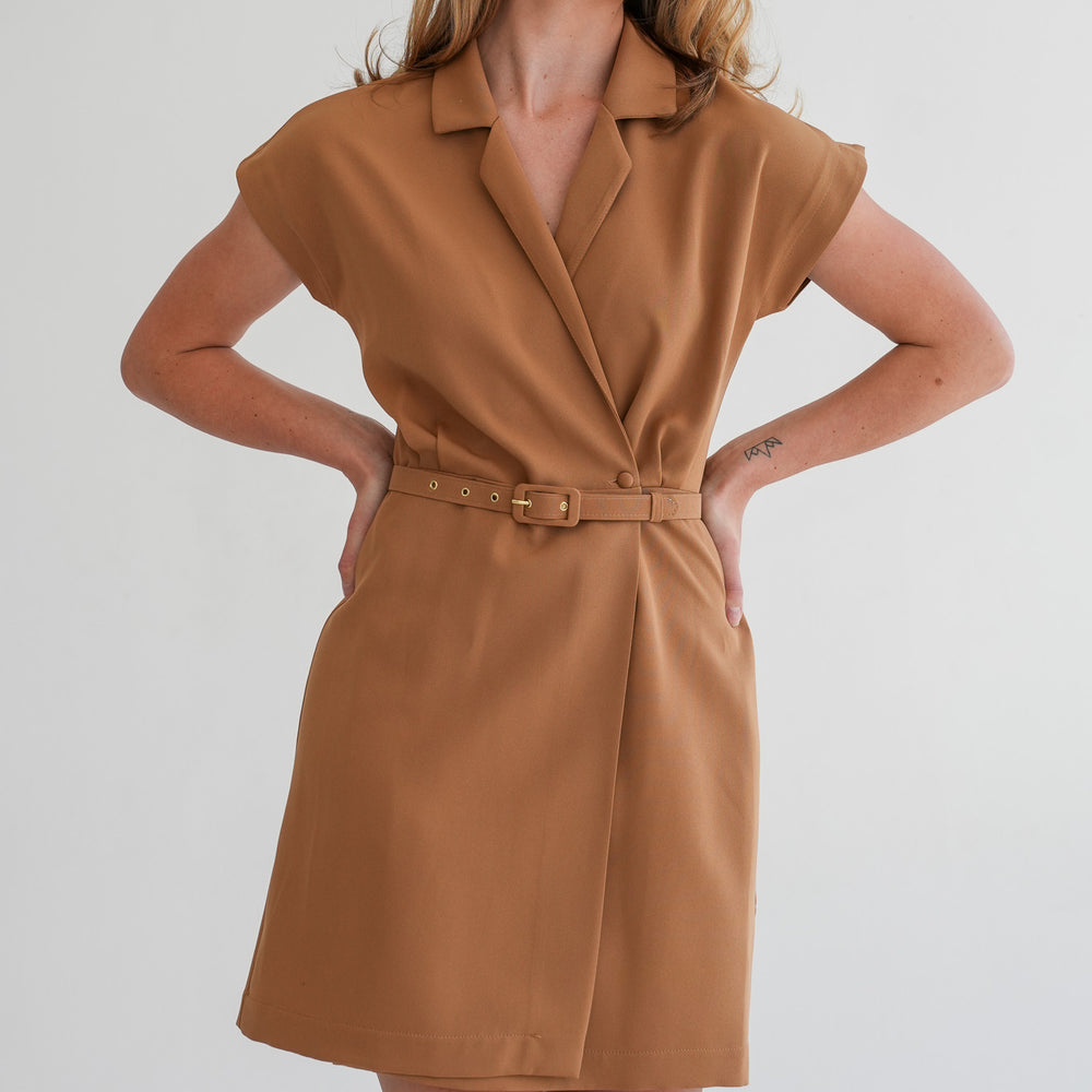 
                      
                        The Cara Dress - Cinnamon
                      
                    