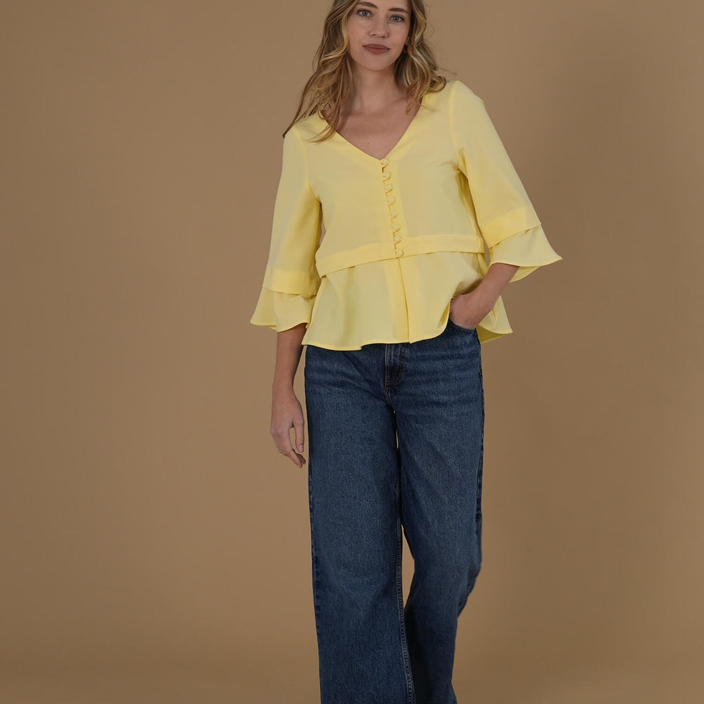 
                      
                        The Poppy Blouse #1 Yellow
                      
                    