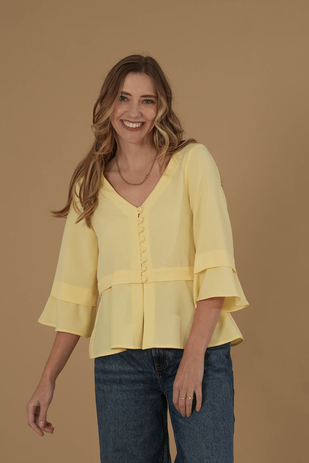 The Poppy Blouse #1 Yellow