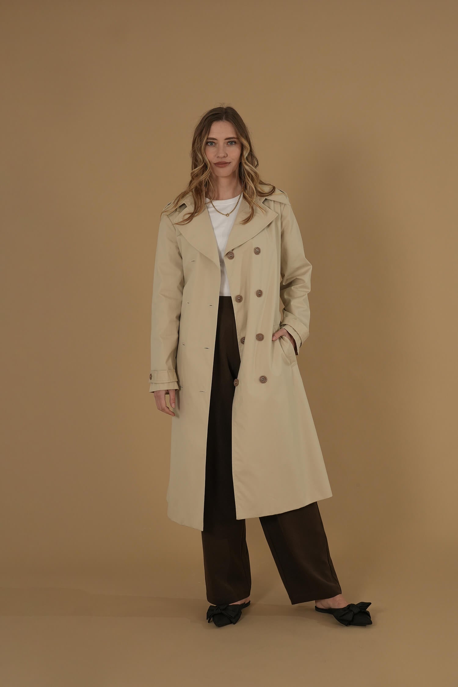 【epa 】parisien coat beige/check M The Masch Trench #1 – Masch Atelier