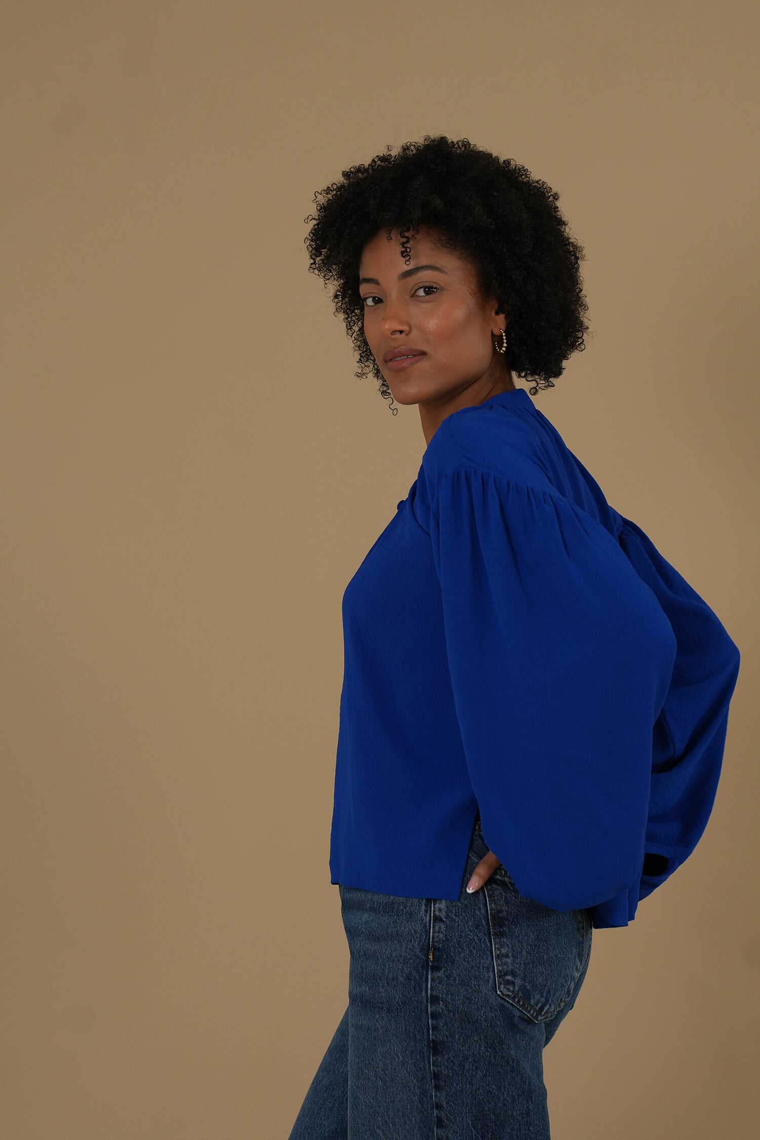 The Belle Blouse #2 Royal Blue – Masch Atelier