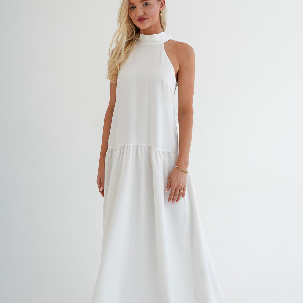 
                      
                        The Sophia Dress - White
                      
                    