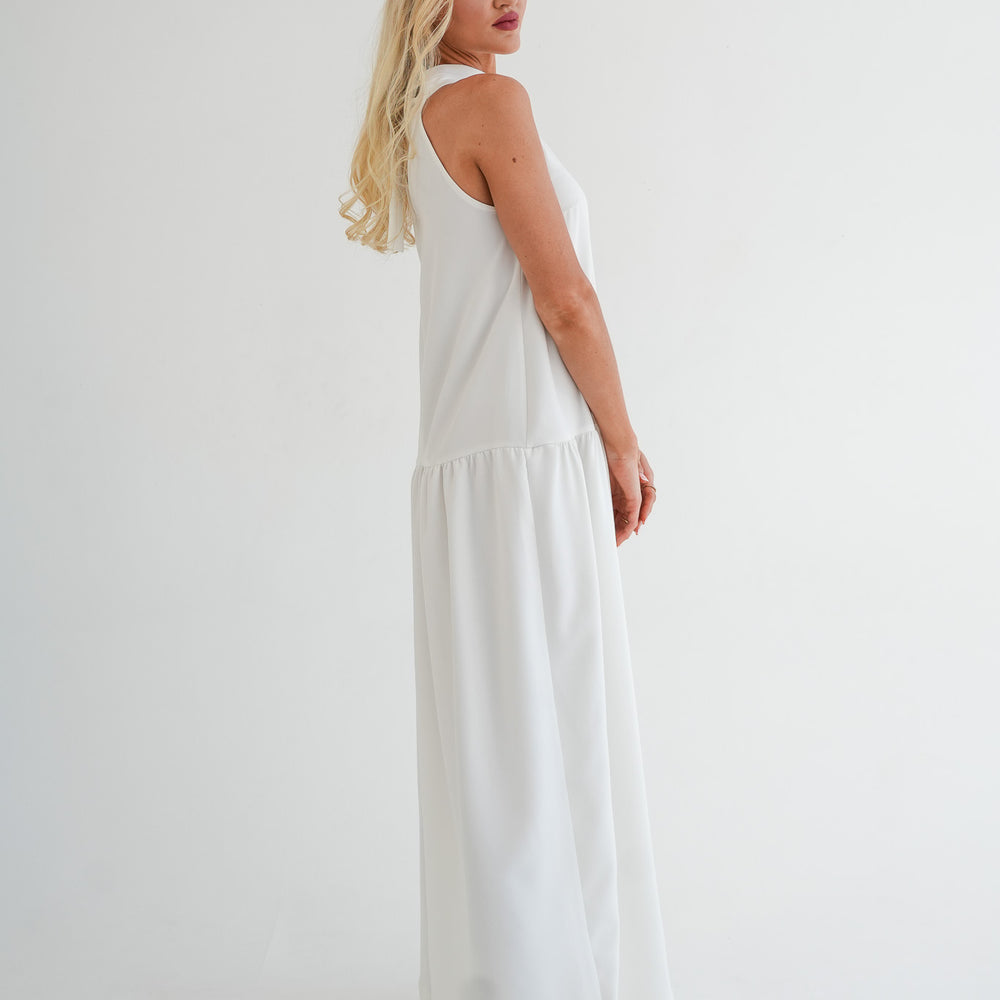 
                      
                        The Sophia Dress - White
                      
                    