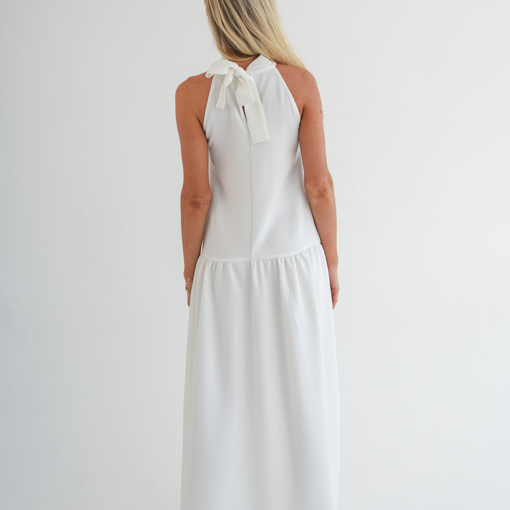
                      
                        The Sophia Dress - White
                      
                    