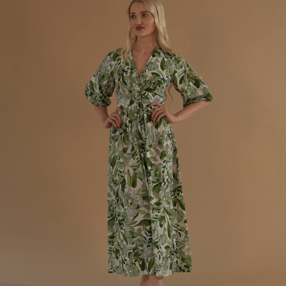 The Tulip Dress #5 Green Forest